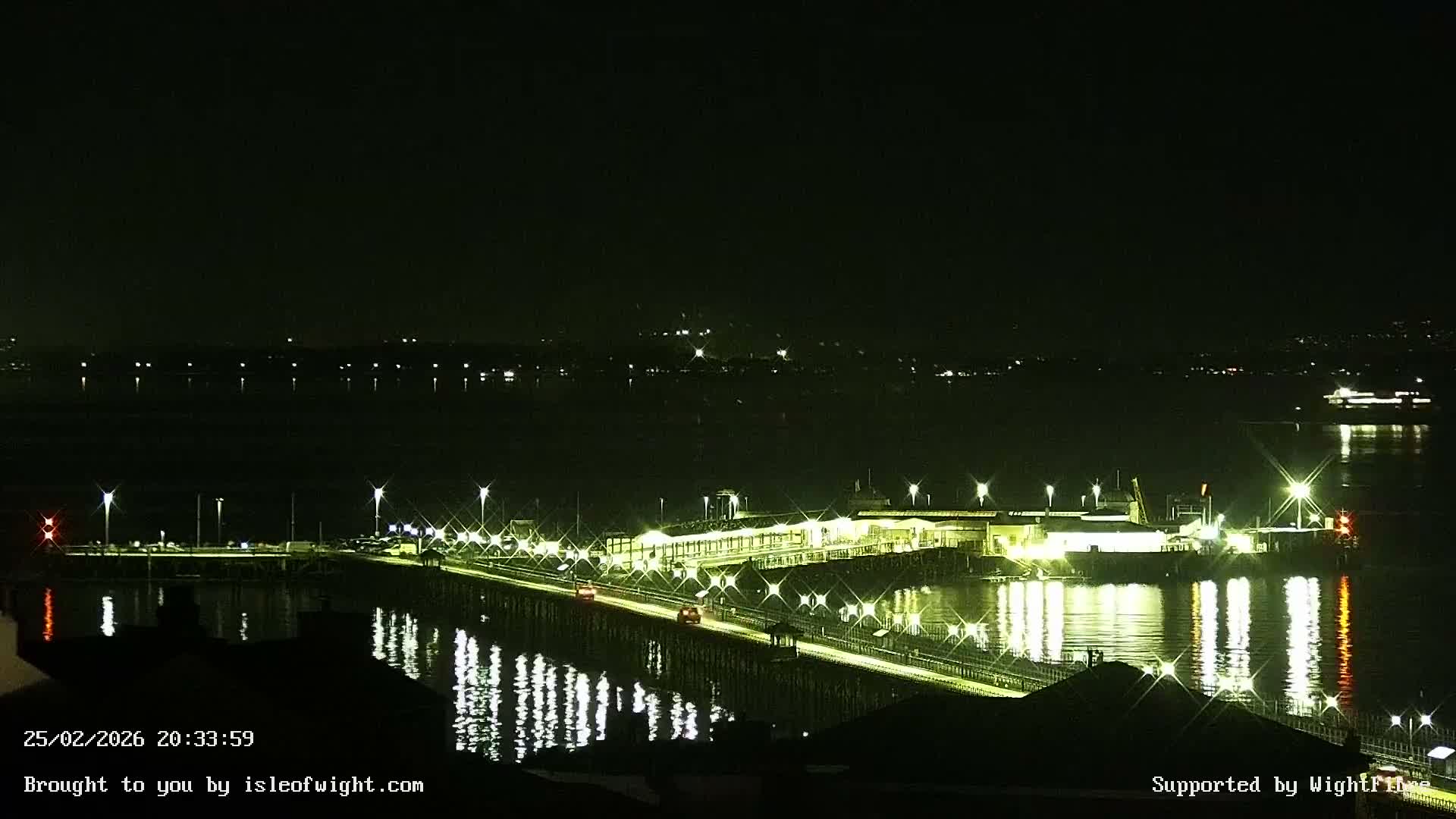 Ryde Pier & Island Line Railway Skyline Live Cam -Isle Of Wight, South East, England, United Kingdom 