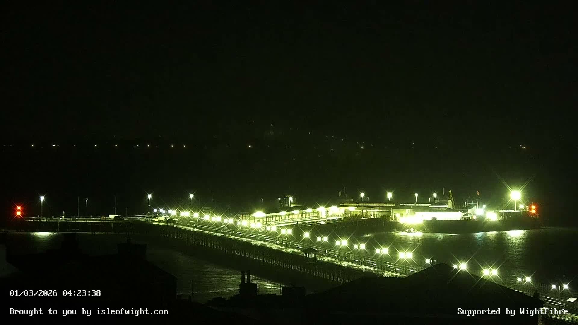 Ryde Pier & Island Line Railway Skyline Live Cam -Isle Of Wight, South East, England, United Kingdom 