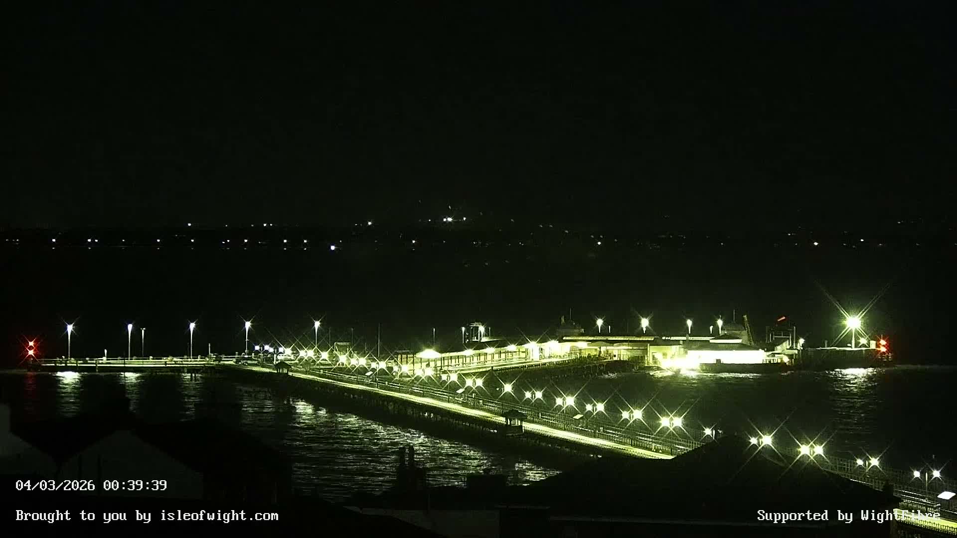 Ryde Pier & Island Line Railway Skyline Live Cam -Isle Of Wight, South East, England, United Kingdom 