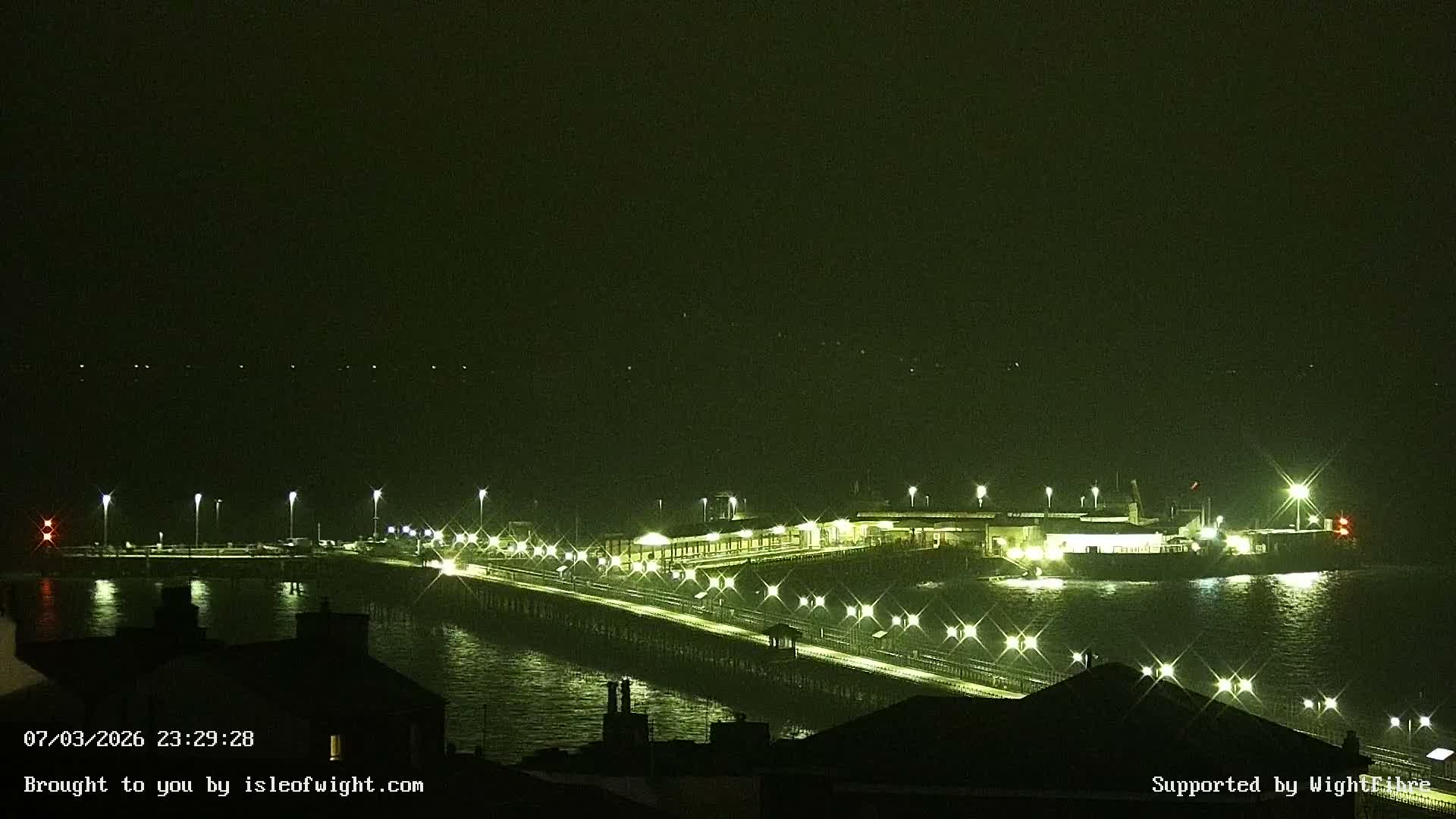 Ryde Pier & Island Line Railway Skyline Live Cam -Isle Of Wight, South East, England, United Kingdom 