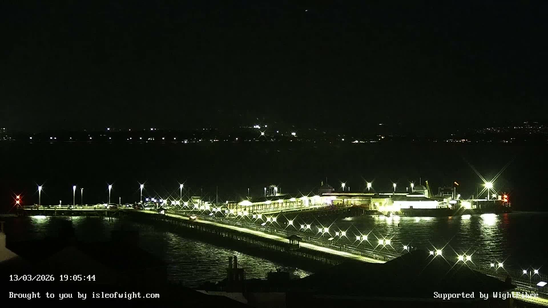 Ryde Pier & Island Line Railway Skyline Live Cam -Isle Of Wight, South East, England, United Kingdom 