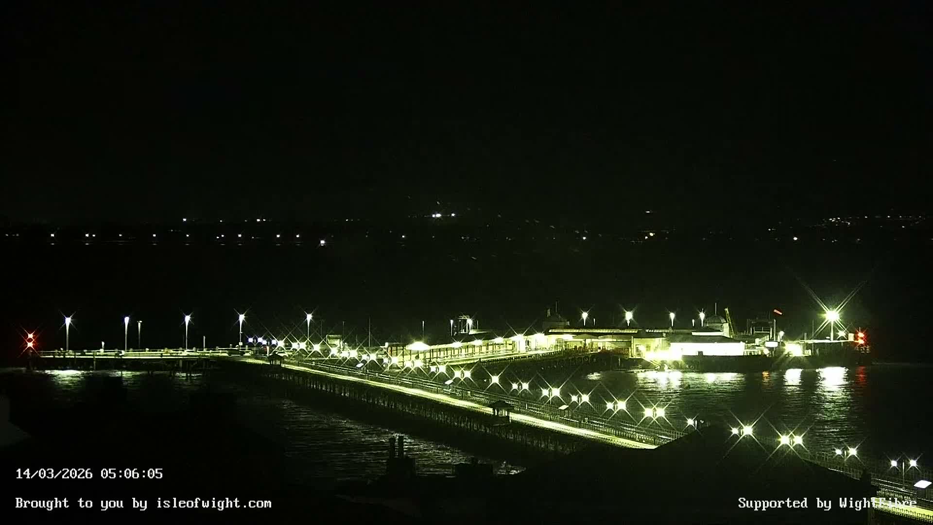 Ryde Pier & Island Line Railway Skyline Live Cam -Isle Of Wight, South East, England, United Kingdom 