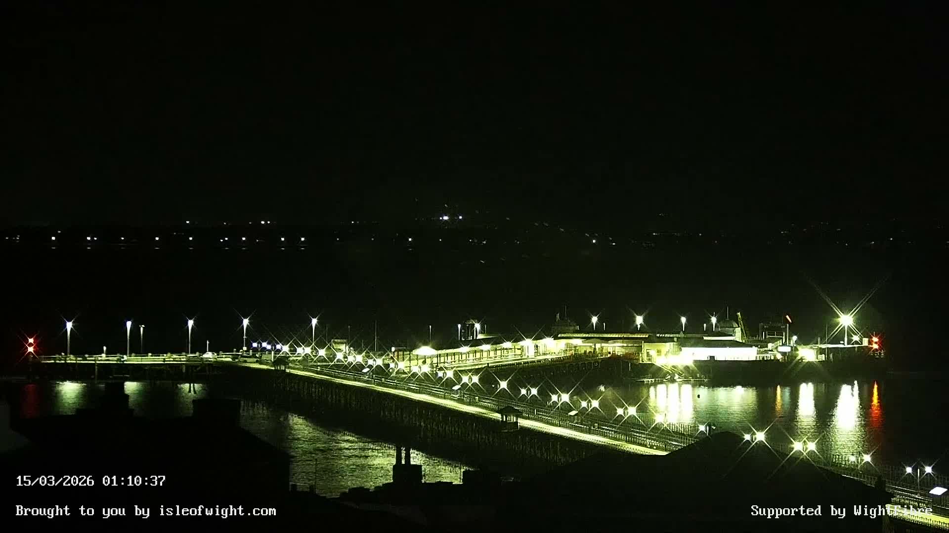 Ryde Pier & Island Line Railway Skyline Live Cam -Isle Of Wight, South East, England, United Kingdom 