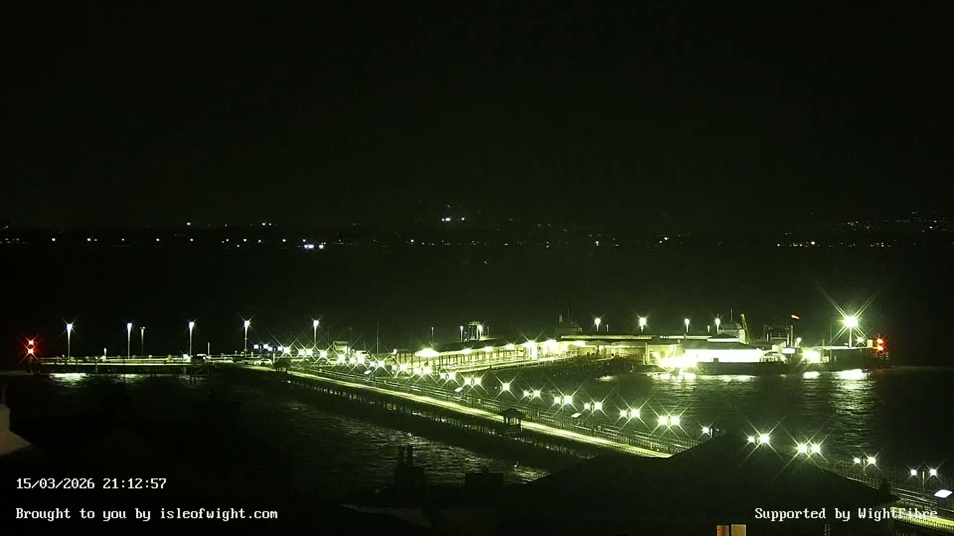Ryde Pier & Island Line Railway Skyline Live Cam -Isle Of Wight, South East, England, United Kingdom 