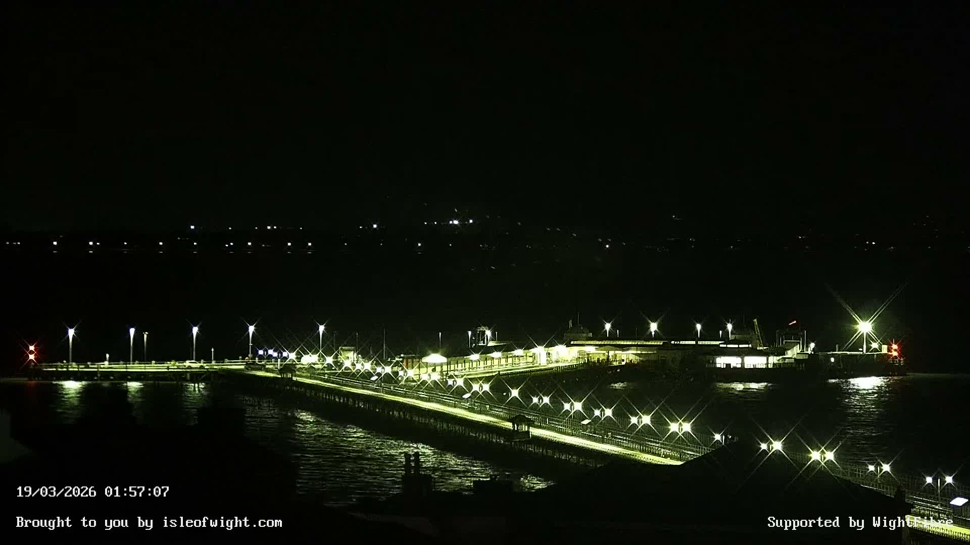 Ryde Pier & Island Line Railway Skyline Live Cam -Isle Of Wight, South East, England, United Kingdom 