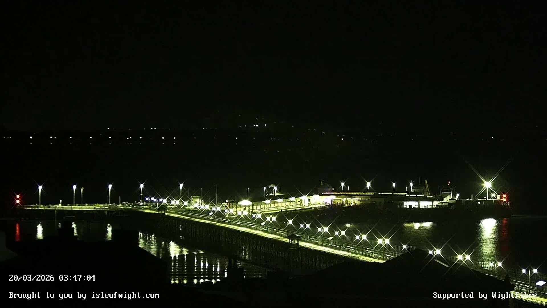 Ryde Pier & Island Line Railway Skyline Live Cam -Isle Of Wight, South East, England, United Kingdom 