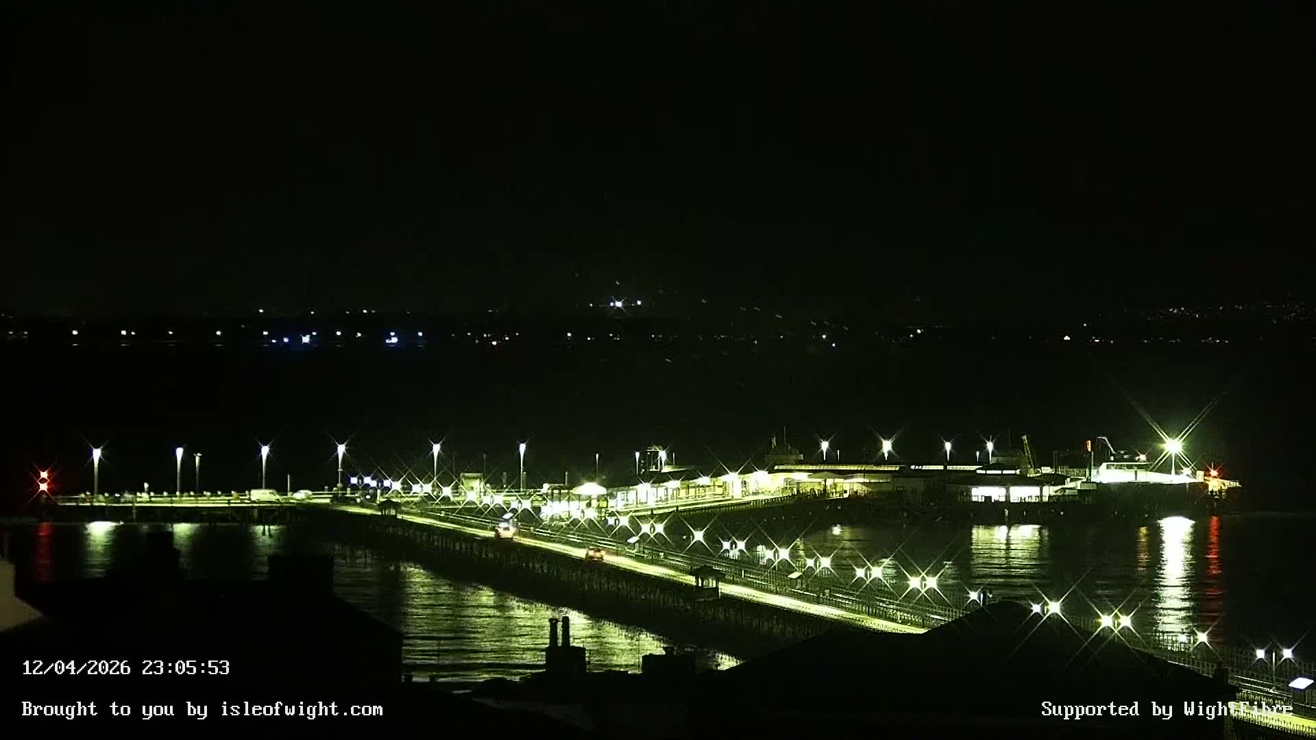 Ryde Pier & Island Line Railway Skyline Live Cam -Isle Of Wight, South East, England, United Kingdom 