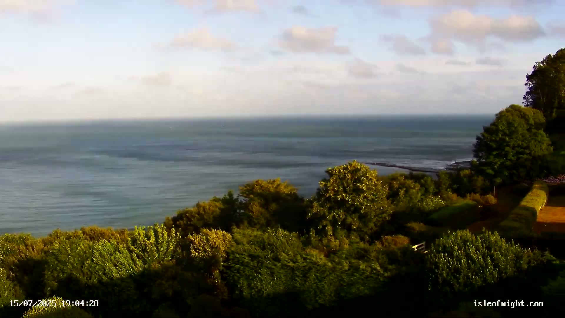 Isle of Wight Luccombe Coast Live Cam - Isle of Wight, South East, England, United Kingdom