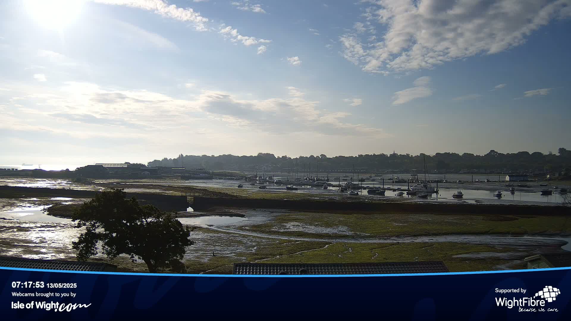 Bembridge Harbour Live Cam -  Isle of Wight, South East, England, United Kingdom
