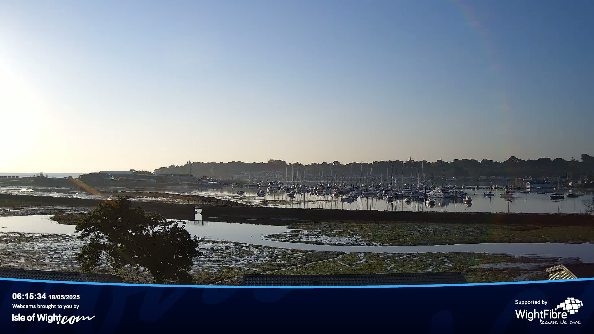 Bembridge Harbour Live Cam -  Isle of Wight, South East, England, United Kingdom