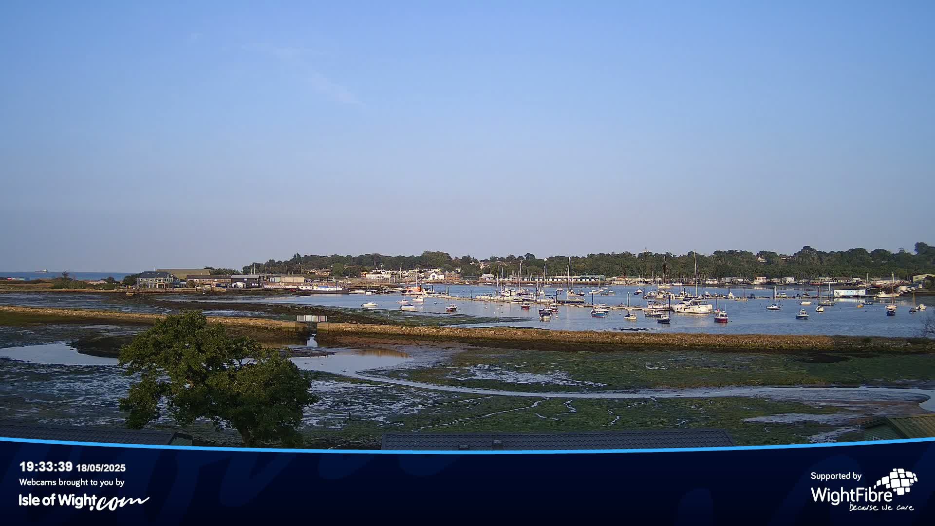 Bembridge Harbour Live Cam -  Isle of Wight, South East, England, United Kingdom