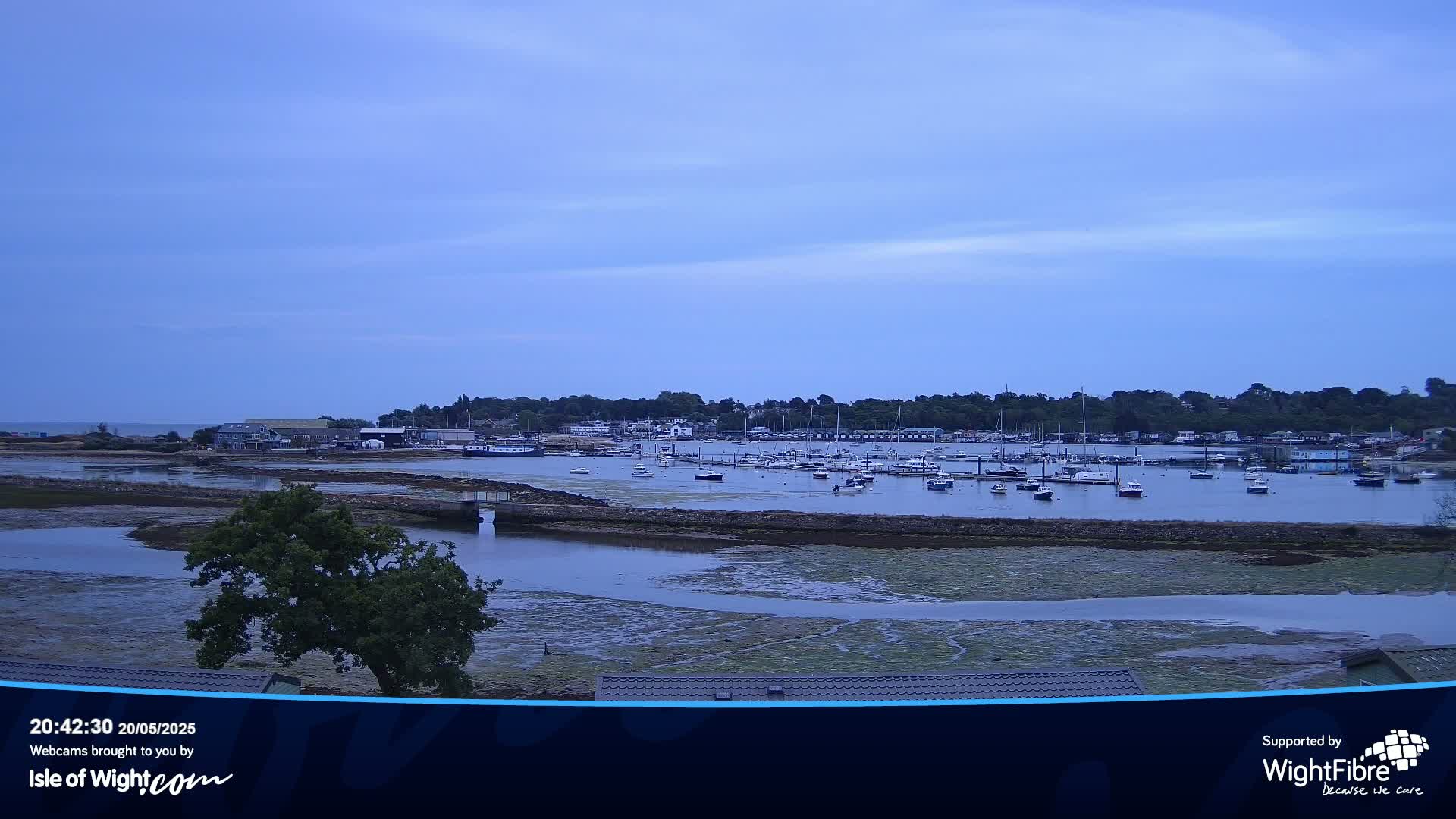 Bembridge Harbour Live Cam -  Isle of Wight, South East, England, United Kingdom