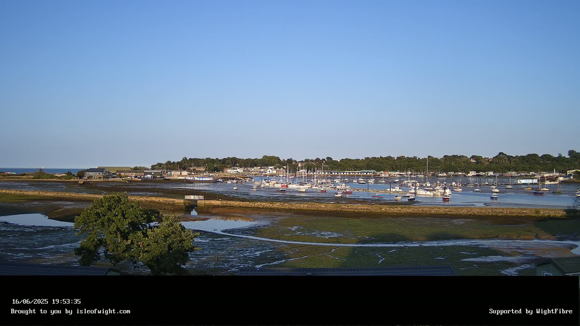 Bembridge Harbour Live Cam -  Isle of Wight, South East, England, United Kingdom