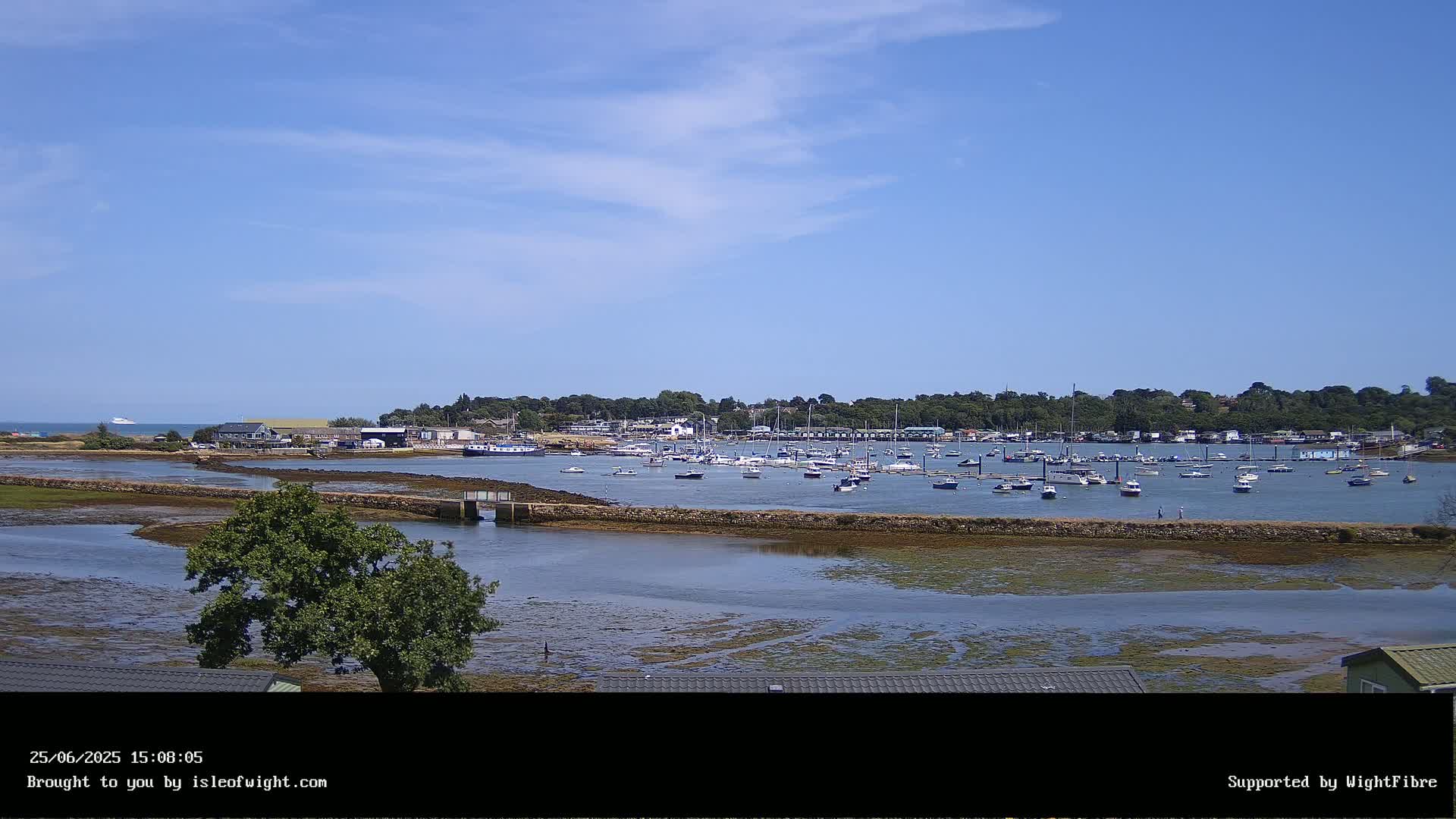Bembridge Harbour Live Cam -  Isle of Wight, South East, England, United Kingdom