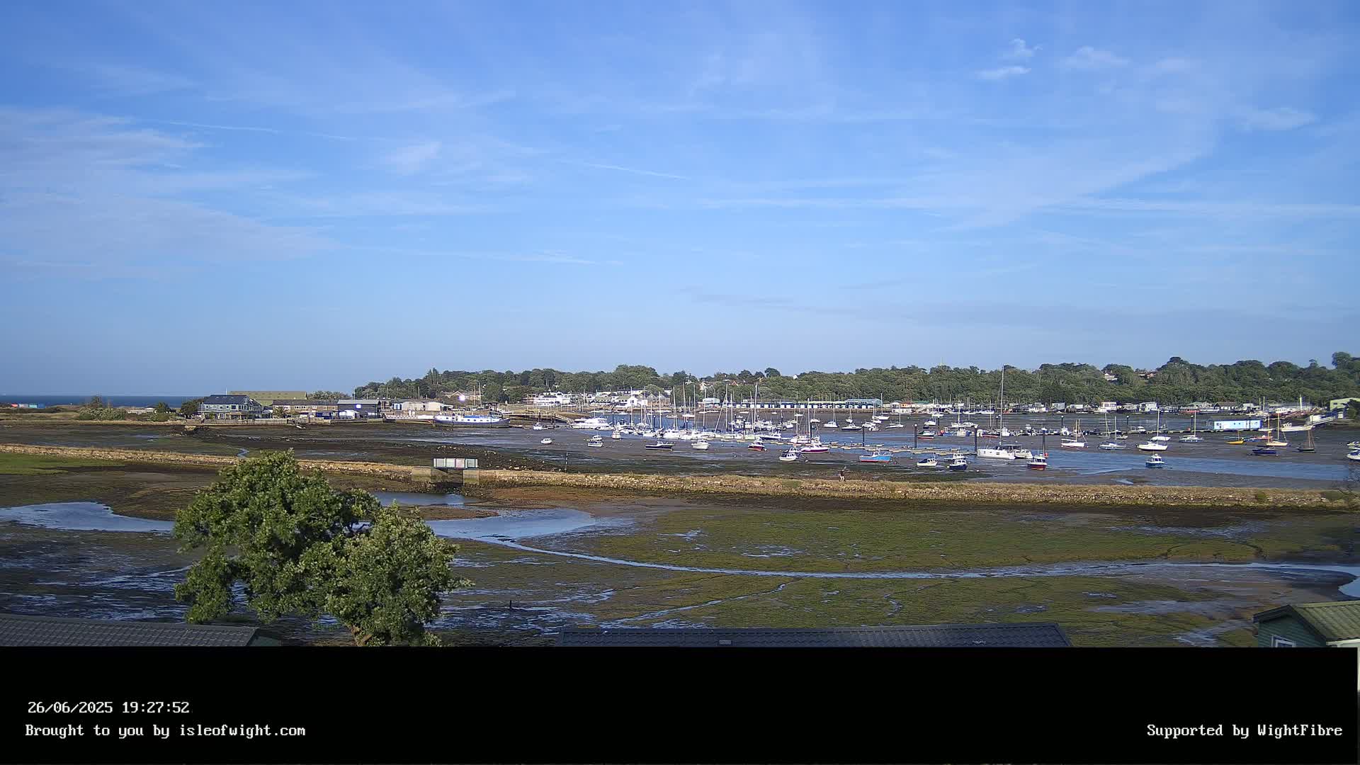 Bembridge Harbour Live Cam -  Isle of Wight, South East, England, United Kingdom