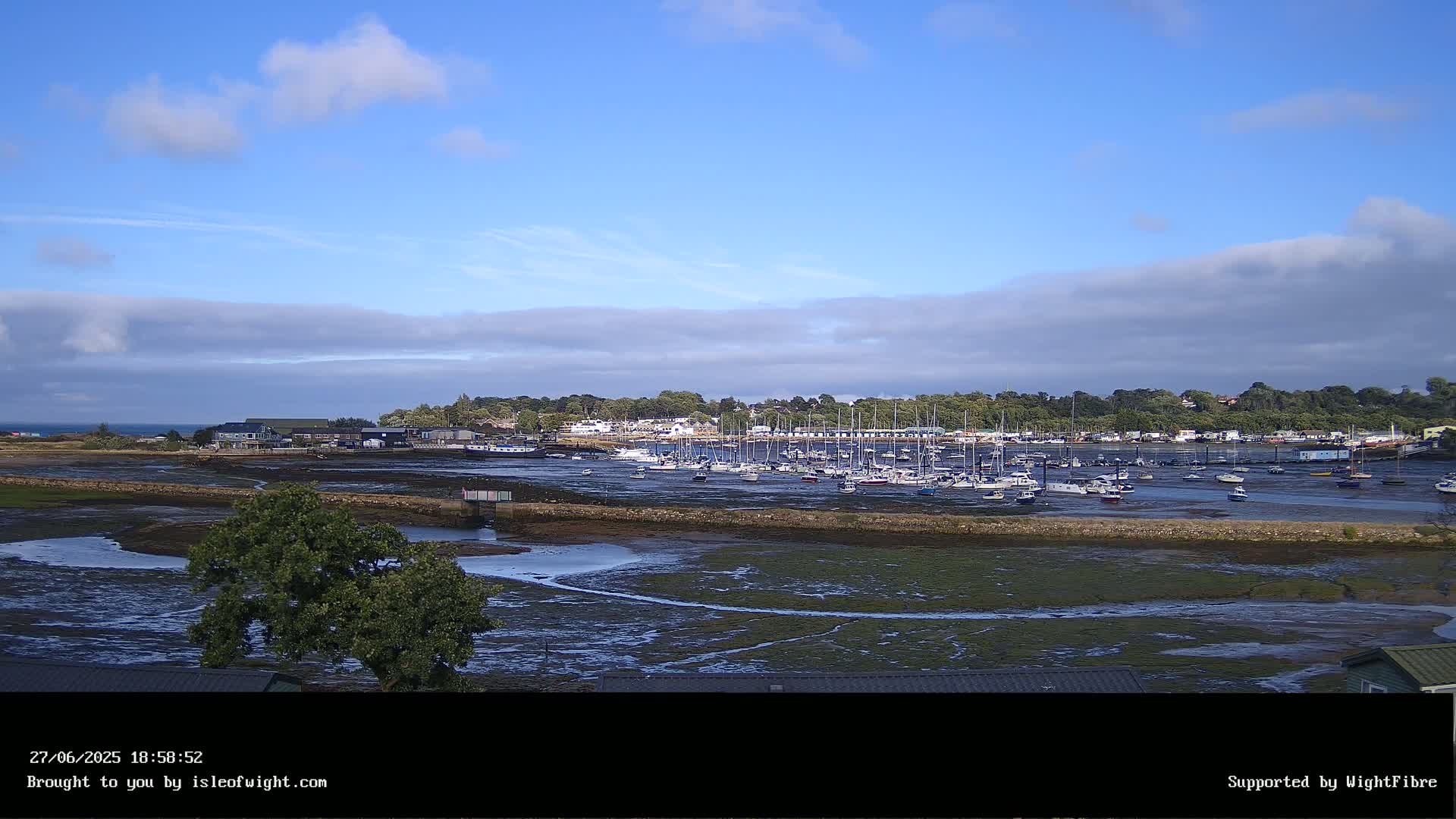 Bembridge Harbour Live Cam -  Isle of Wight, South East, England, United Kingdom