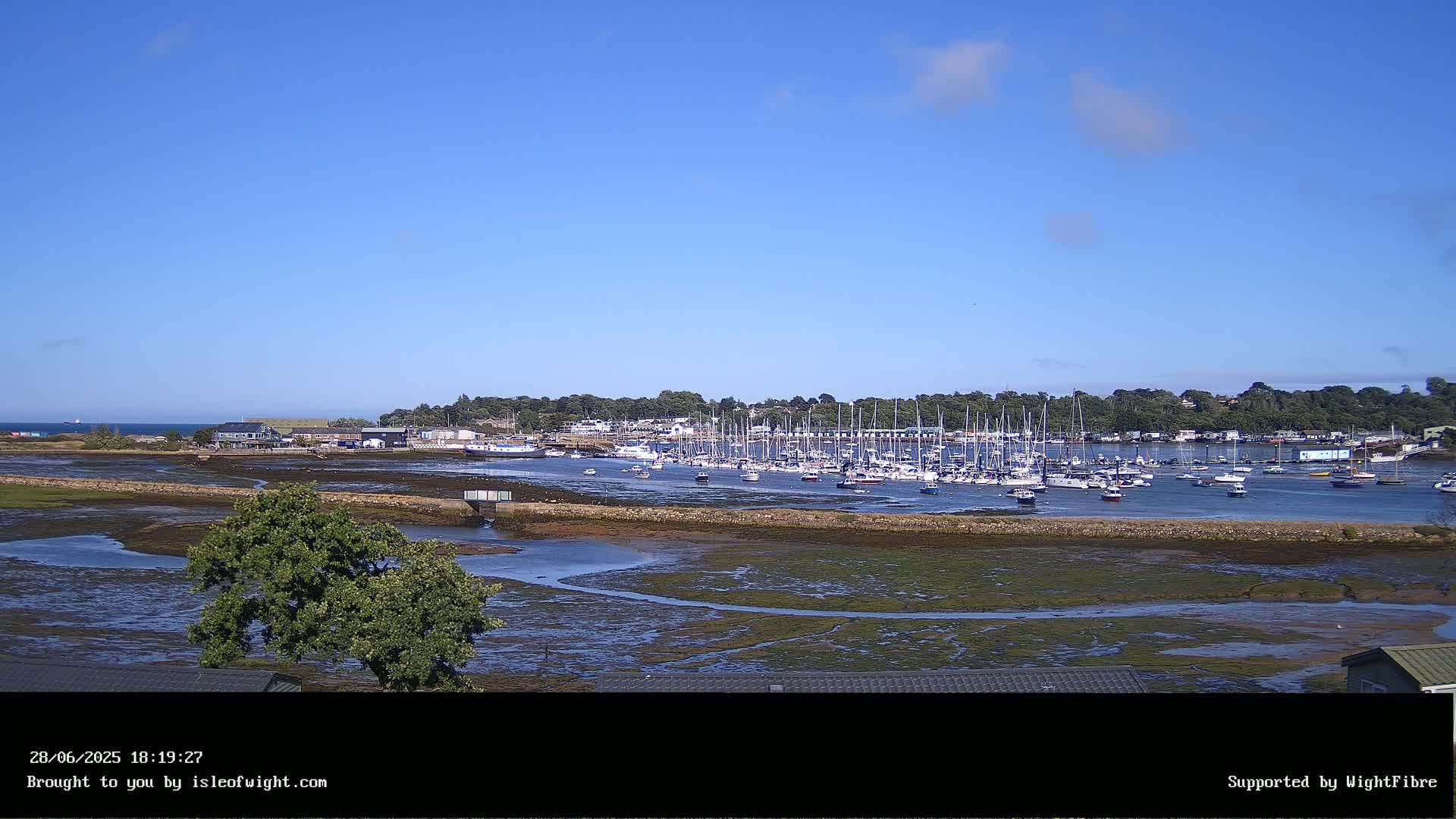 Bembridge Harbour Live Cam -  Isle of Wight, South East, England, United Kingdom