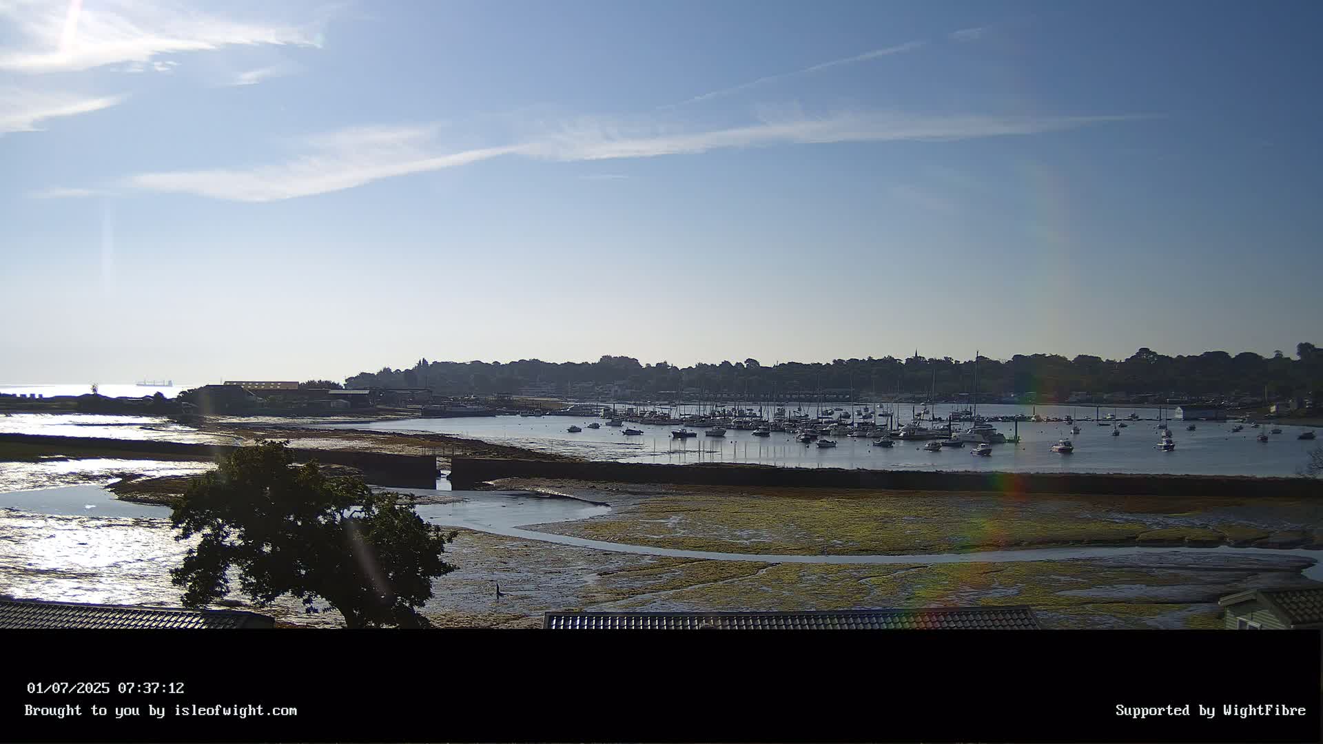 Bembridge Harbour Live Cam -  Isle of Wight, South East, England, United Kingdom