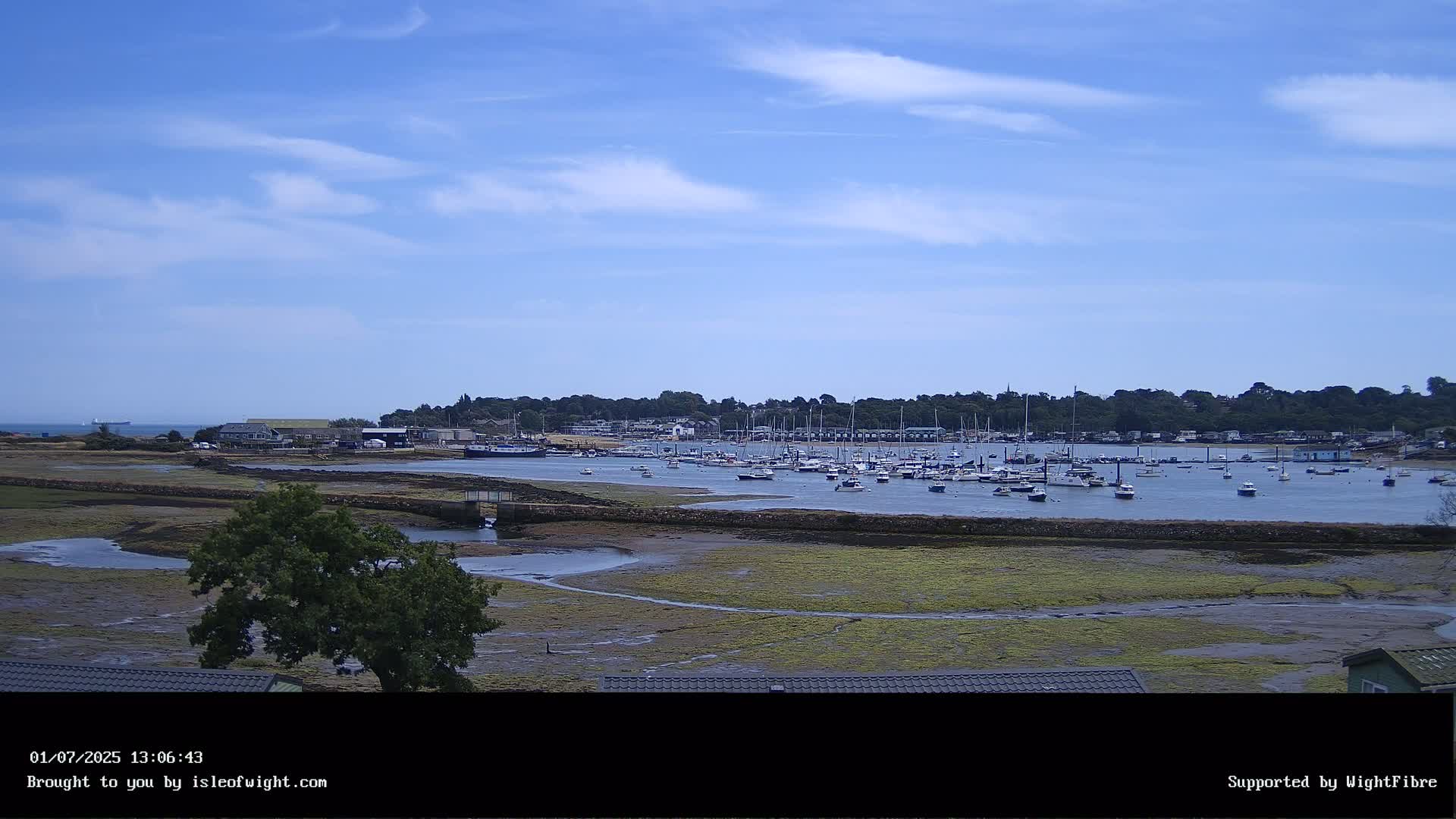 Bembridge Harbour Live Cam -  Isle of Wight, South East, England, United Kingdom