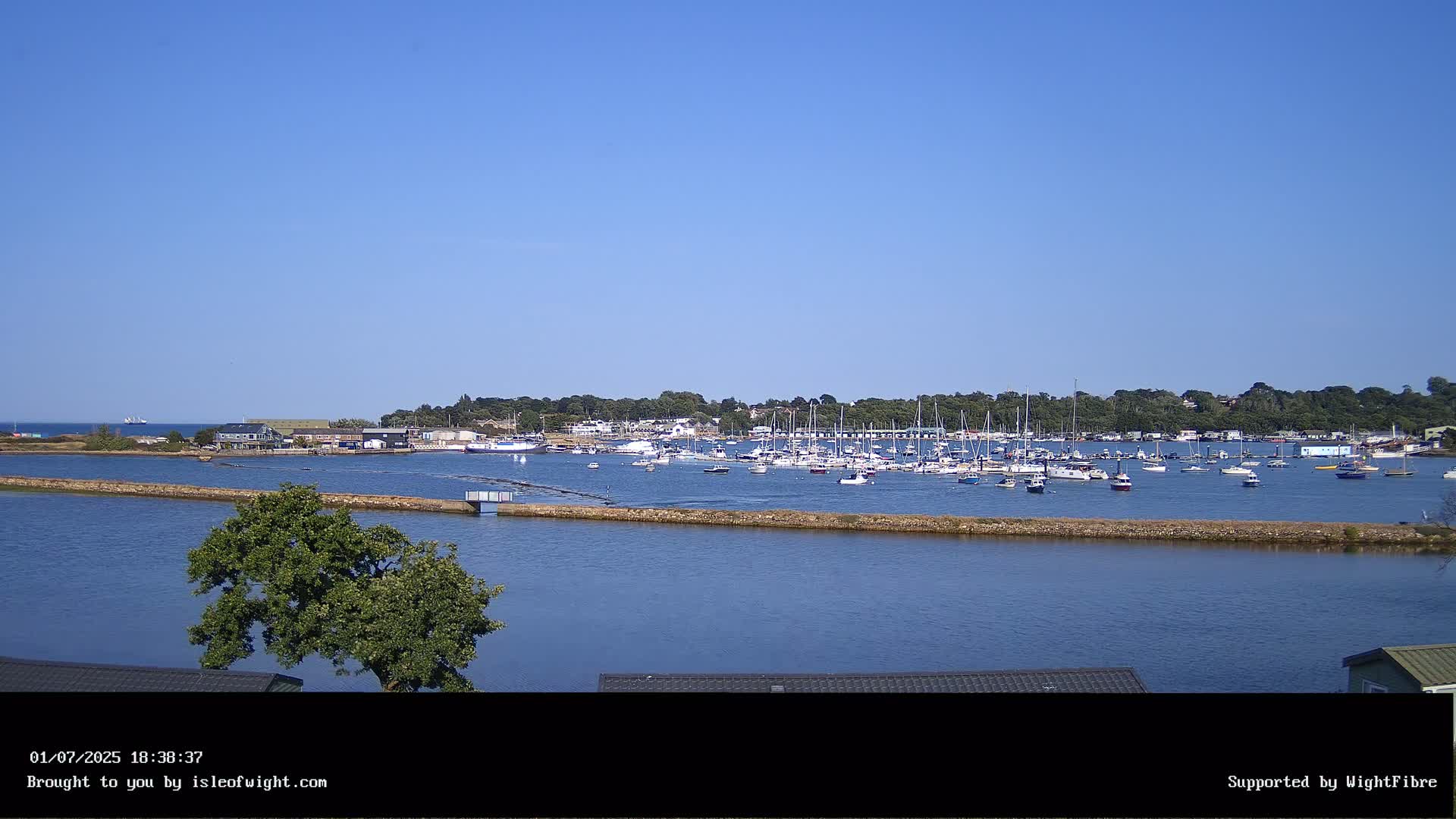 Bembridge Harbour Live Cam -  Isle of Wight, South East, England, United Kingdom
