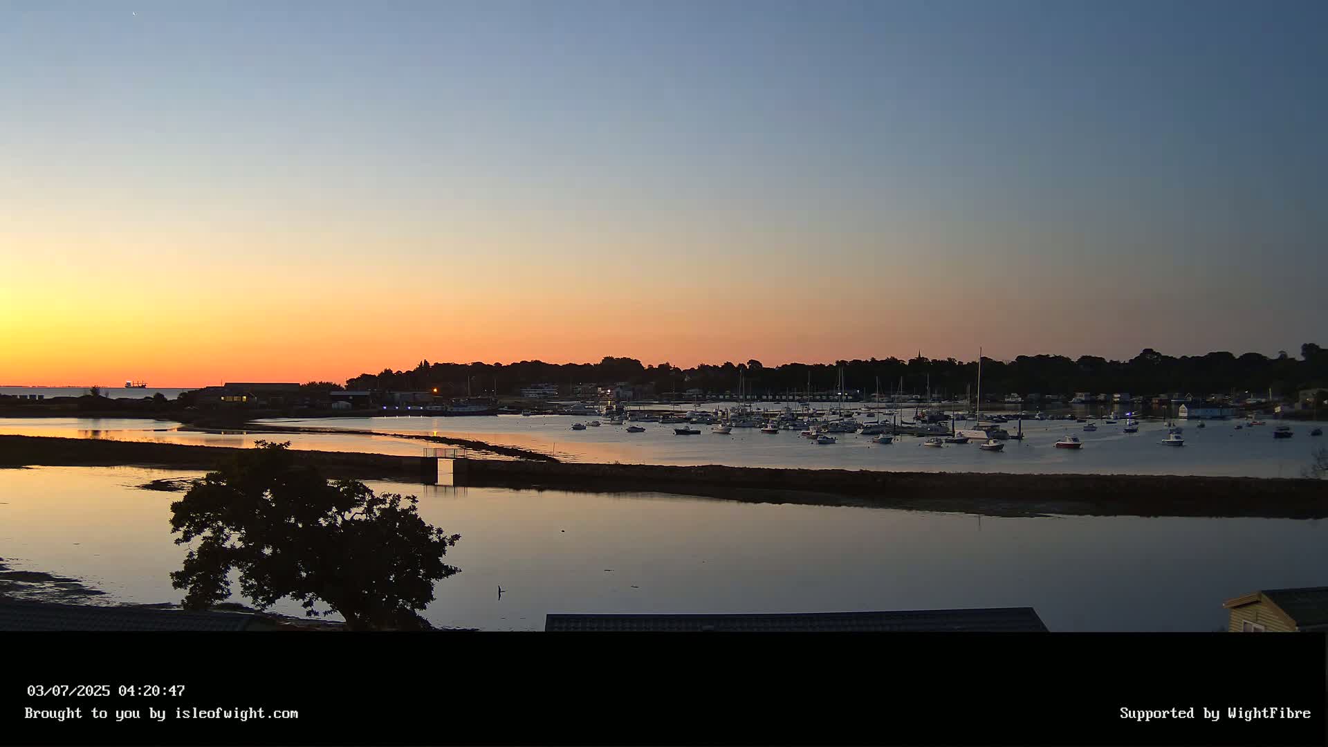 Bembridge Harbour Live Cam -  Isle of Wight, South East, England, United Kingdom