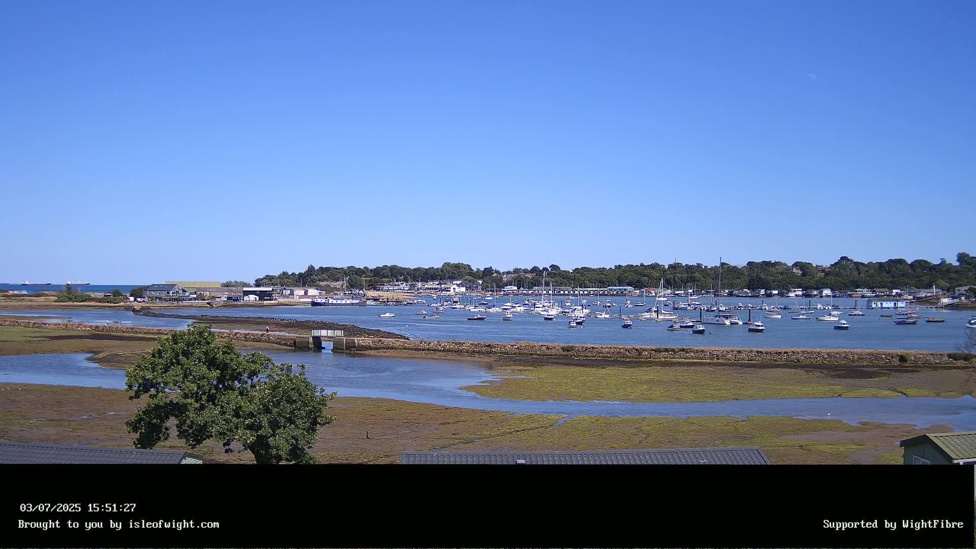 Bembridge Harbour Live Cam -  Isle of Wight, South East, England, United Kingdom