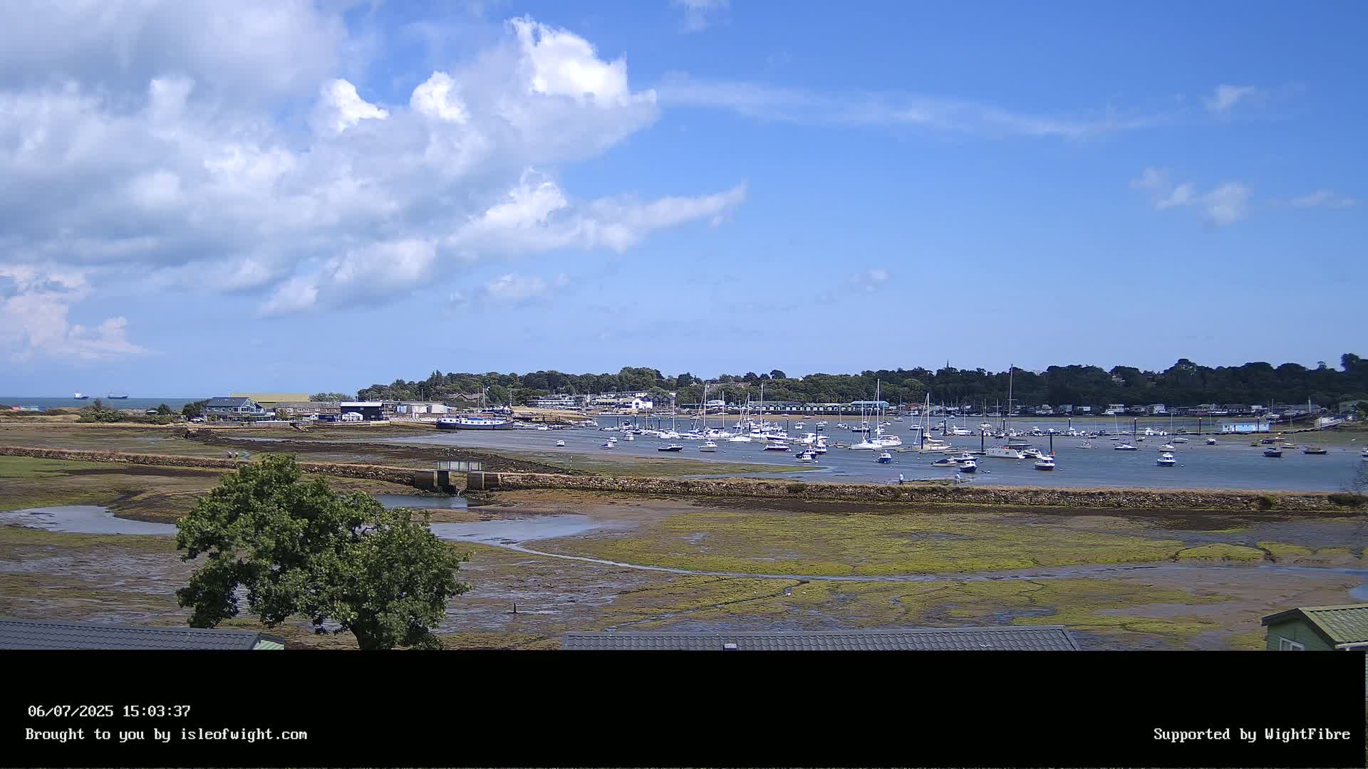 Bembridge Harbour Live Cam -  Isle of Wight, South East, England, United Kingdom
