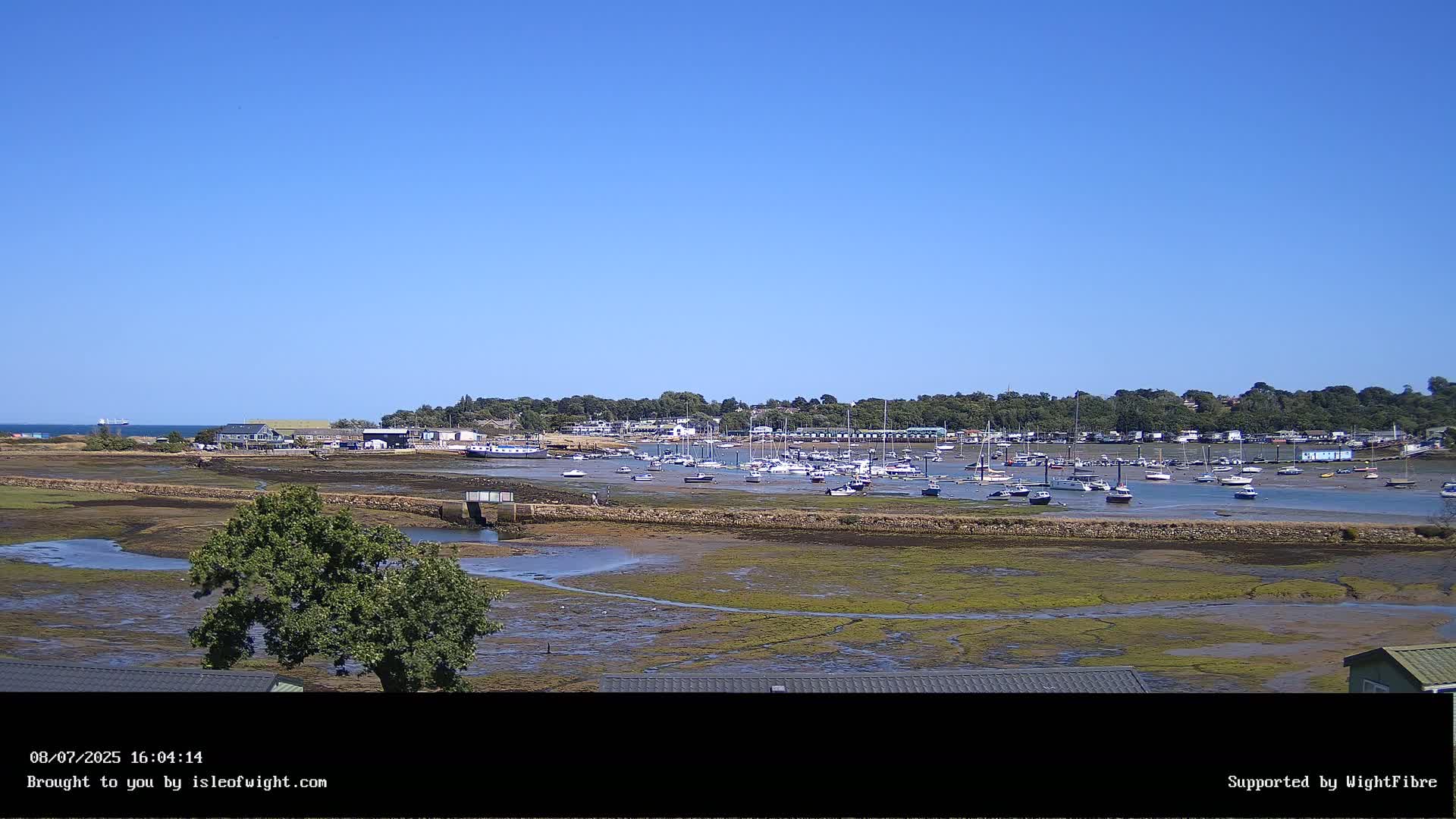 Bembridge Harbour Live Cam -  Isle of Wight, South East, England, United Kingdom