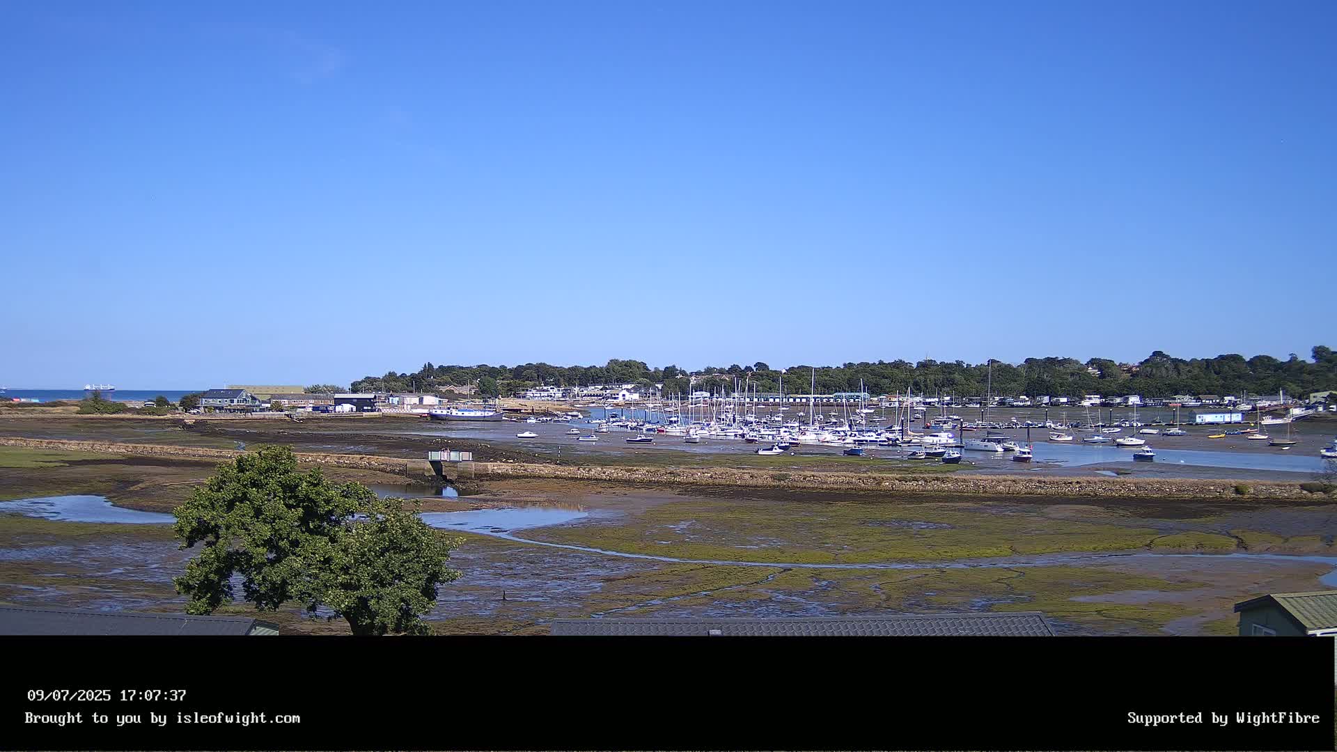 Bembridge Harbour Live Cam -  Isle of Wight, South East, England, United Kingdom