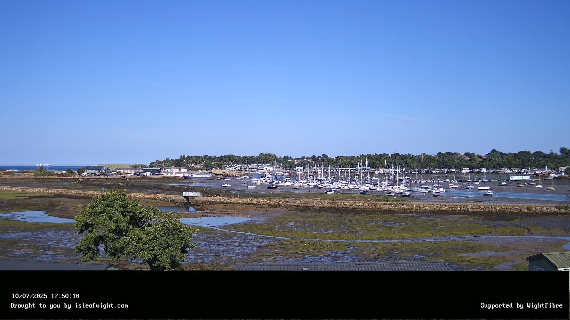 Bembridge Harbour Live Cam -  Isle of Wight, South East, England, United Kingdom