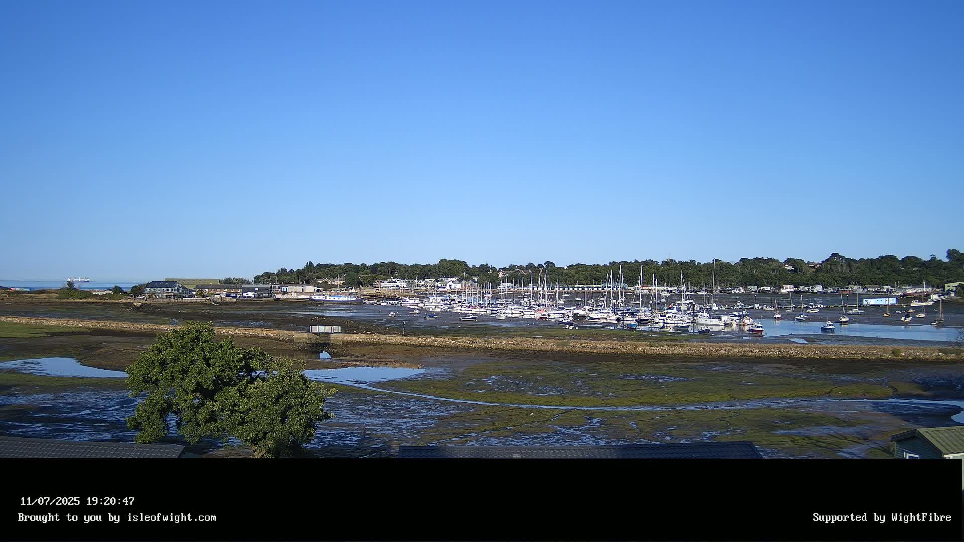 Bembridge Harbour Live Cam -  Isle of Wight, South East, England, United Kingdom
