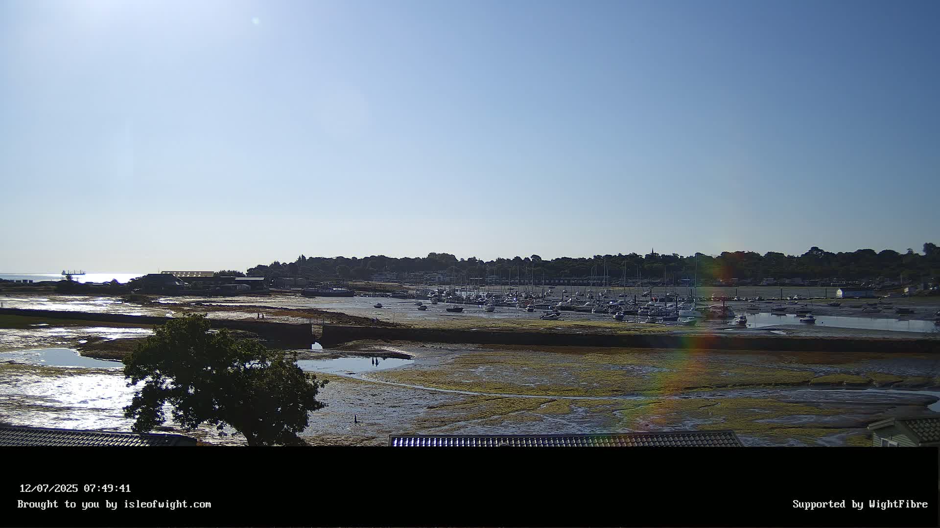 Bembridge Harbour Live Cam -  Isle of Wight, South East, England, United Kingdom