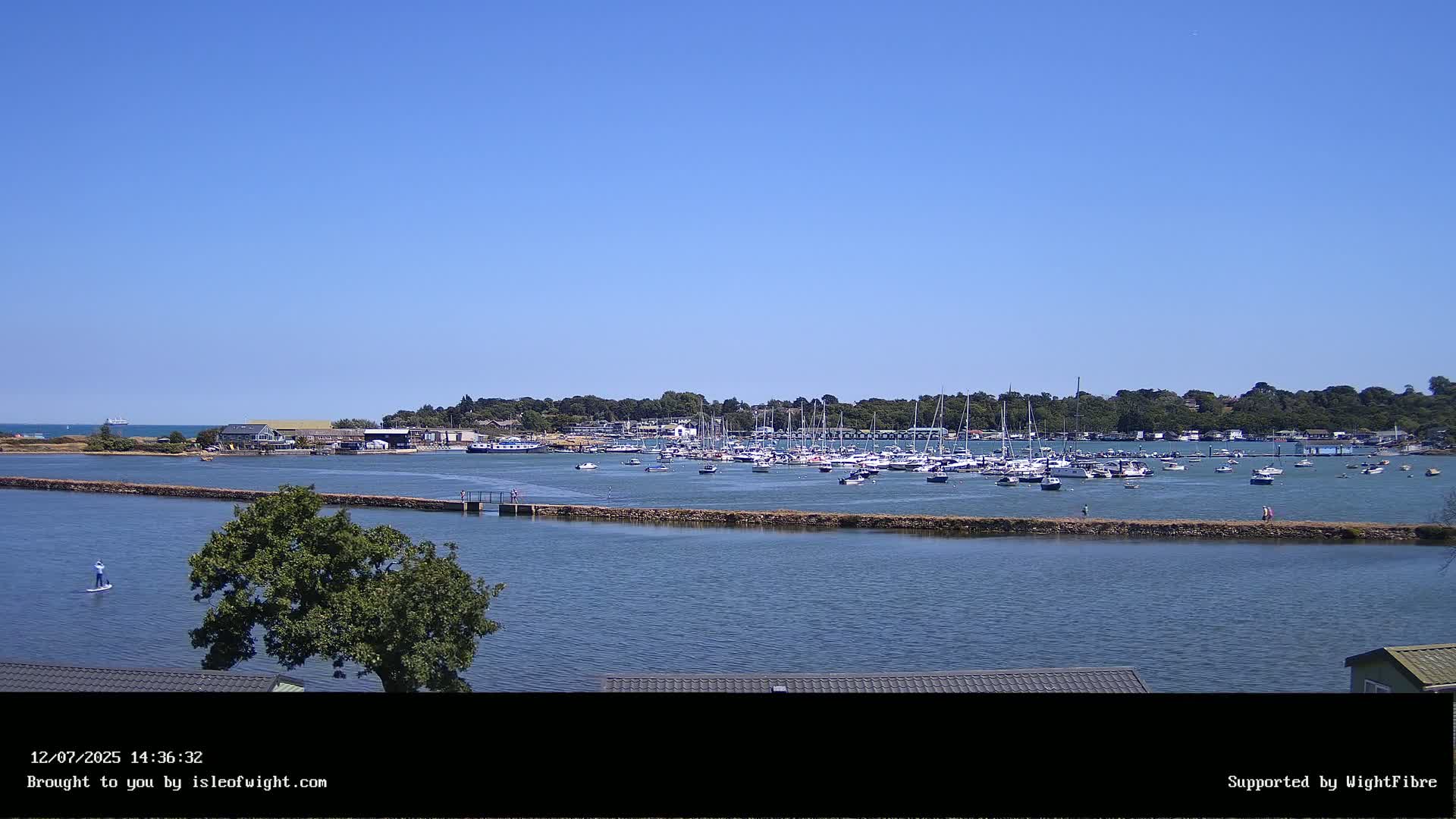 Bembridge Harbour Live Cam -  Isle of Wight, South East, England, United Kingdom