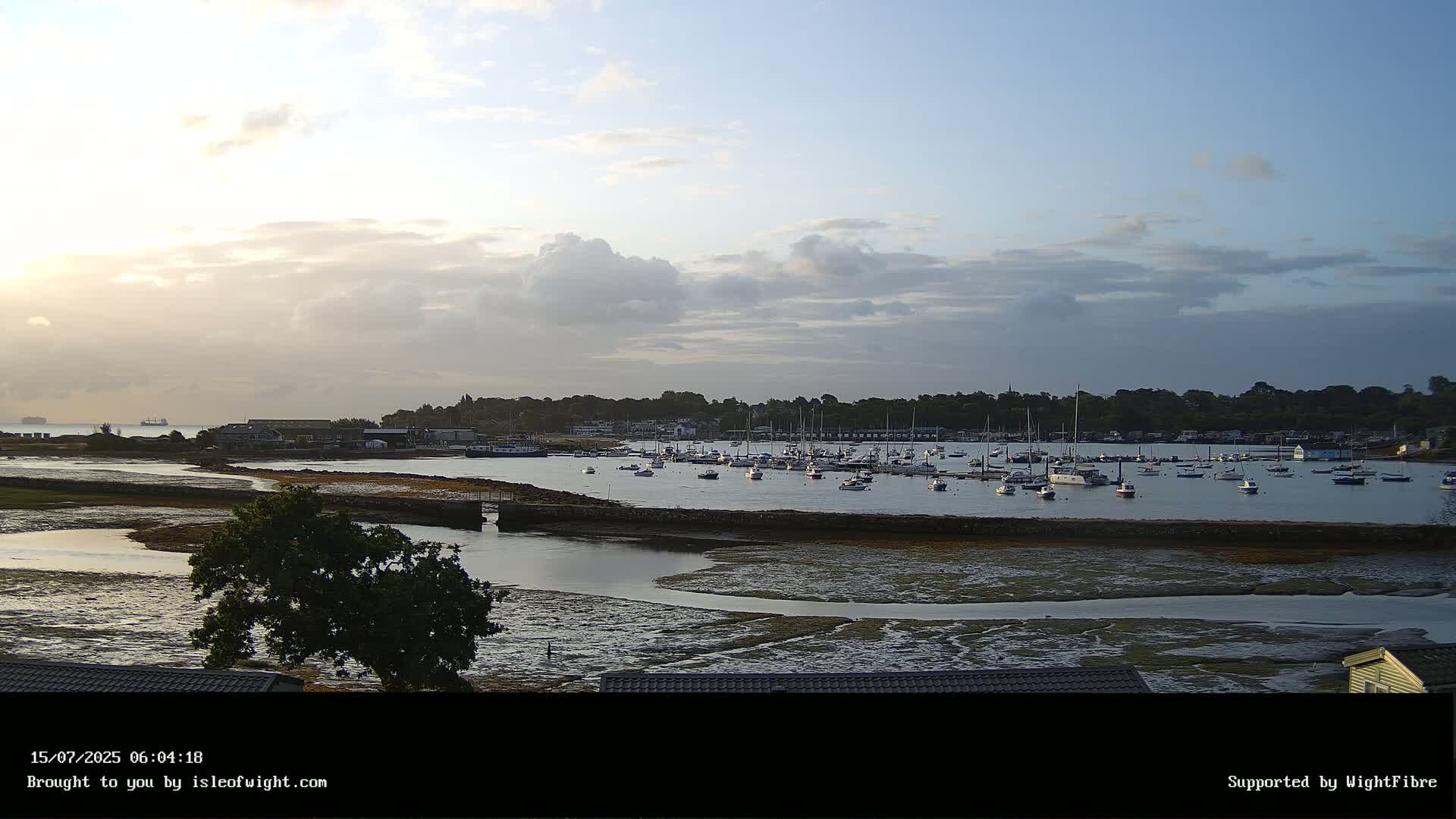 Bembridge Harbour Live Cam -  Isle of Wight, South East, England, United Kingdom