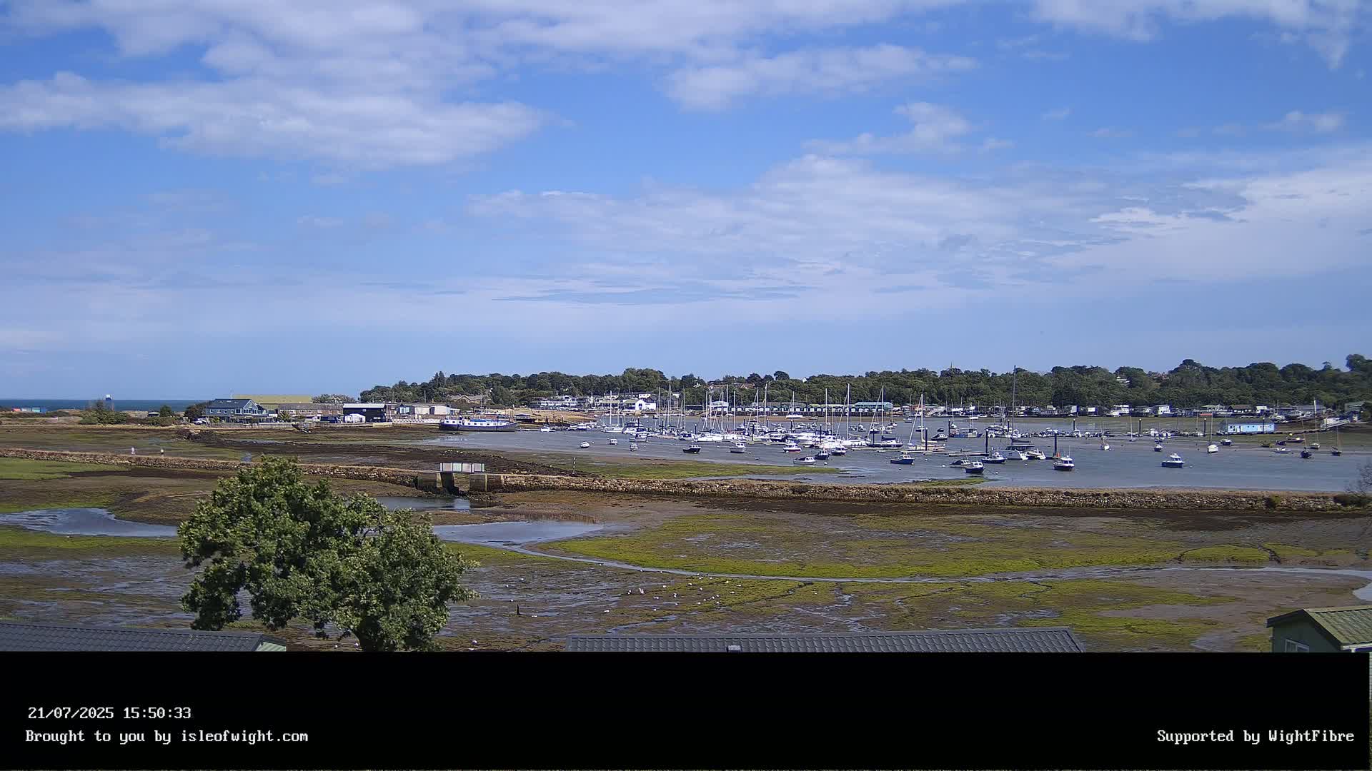 Bembridge Harbour Live Cam -  Isle of Wight, South East, England, United Kingdom