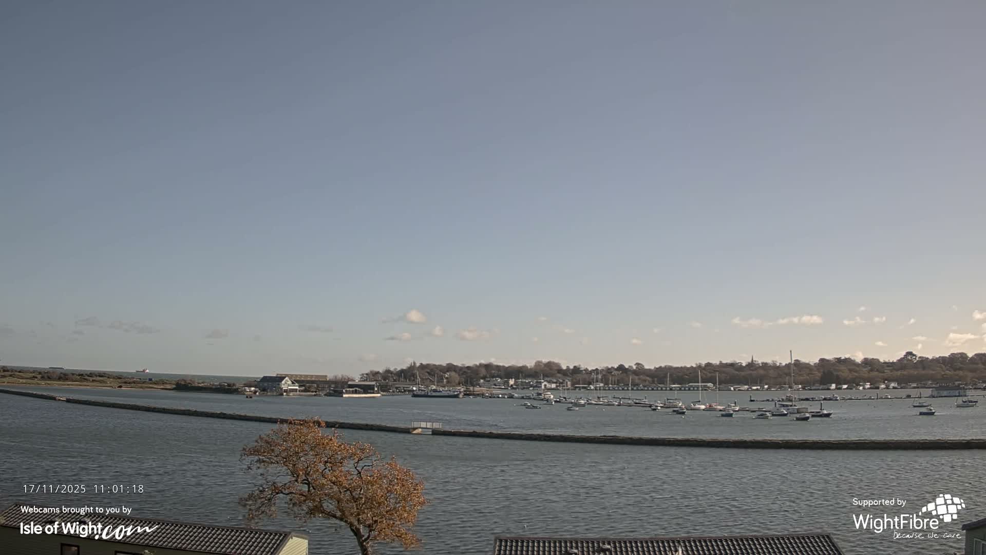 Bembridge Harbour Live Cam -  Isle of Wight, South East, England, United Kingdom