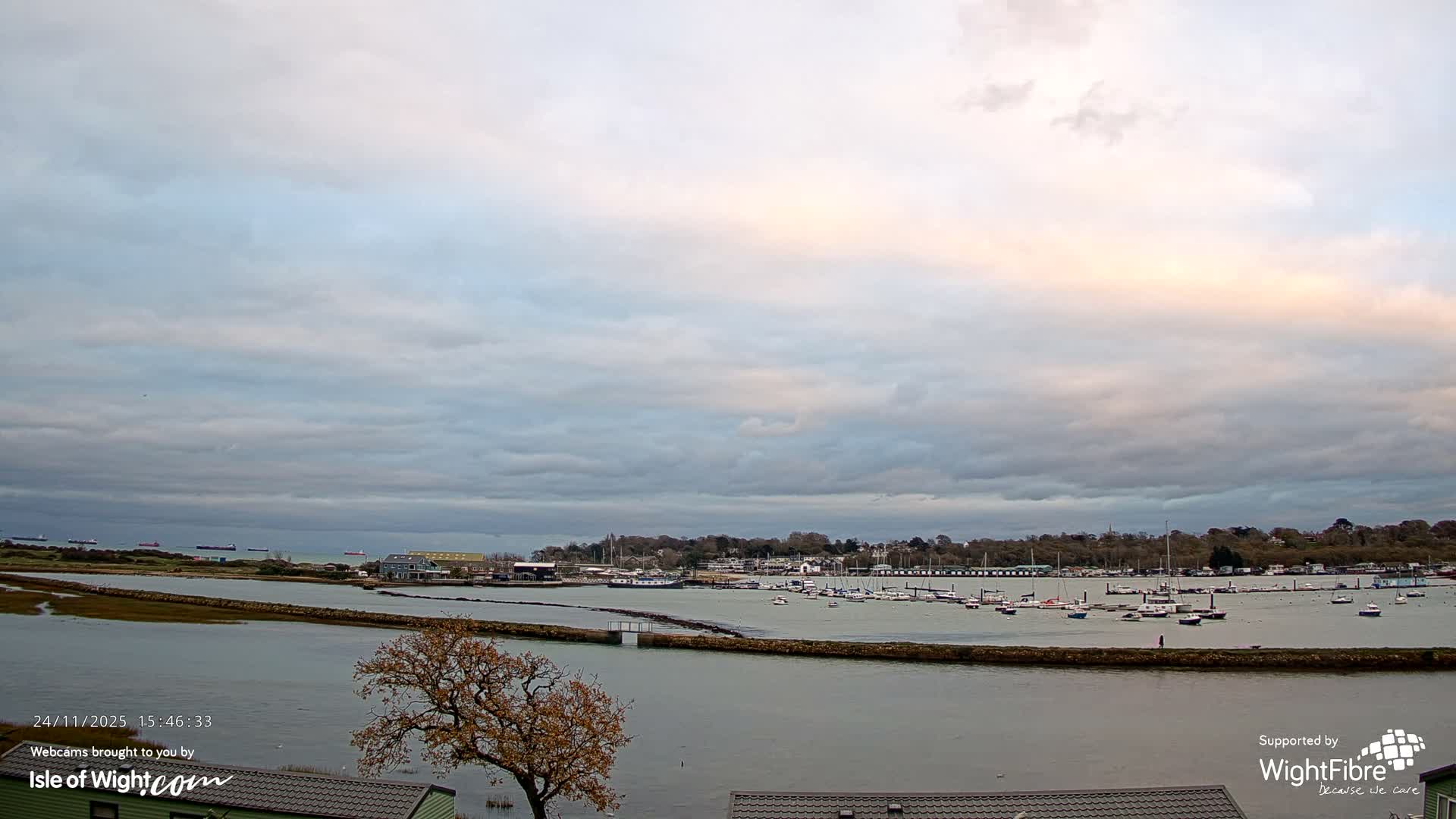 Bembridge Harbour Live Cam -  Isle of Wight, South East, England, United Kingdom