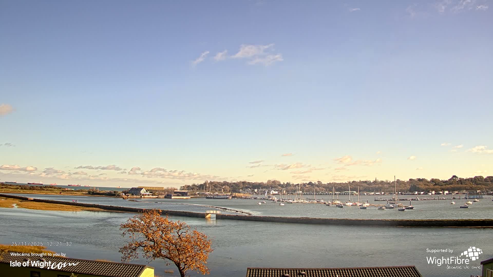 Bembridge Harbour Live Cam -  Isle of Wight, South East, England, United Kingdom