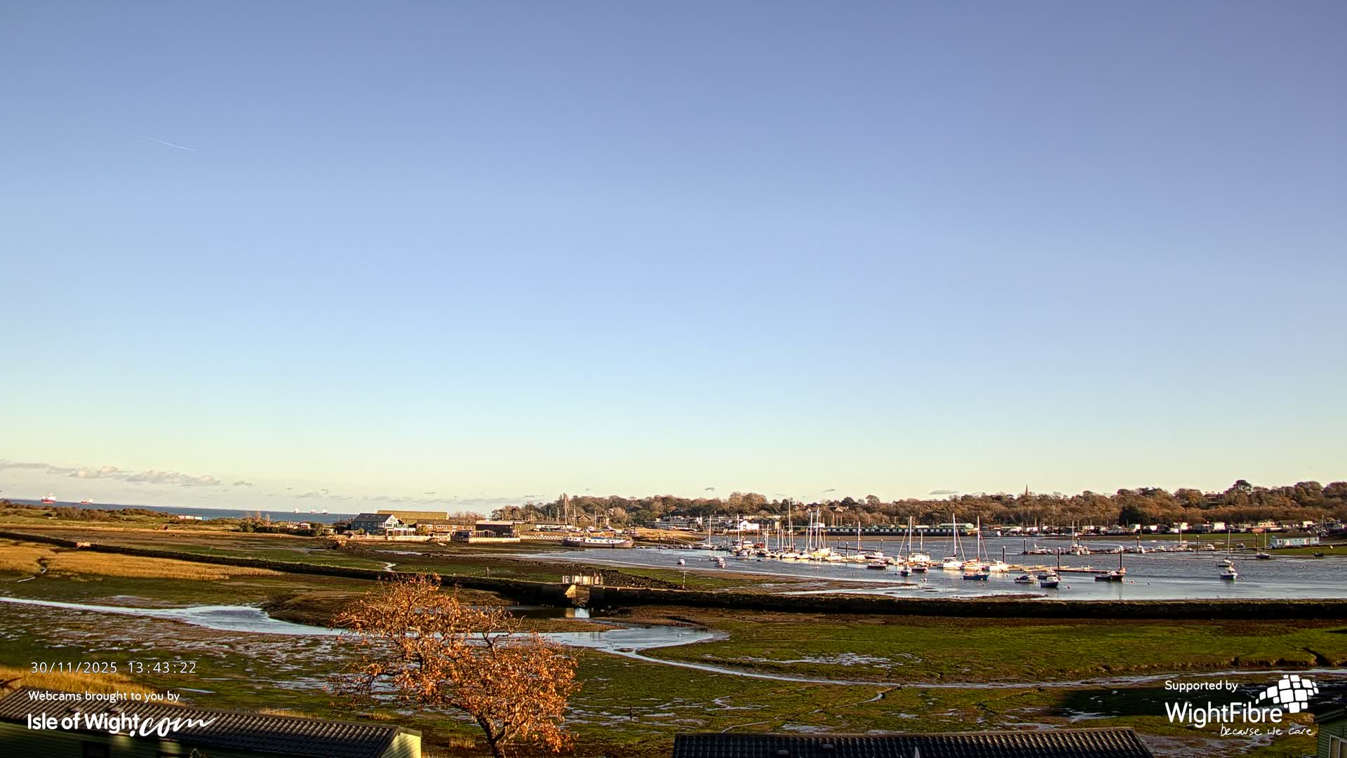 Bembridge Harbour Live Cam -  Isle of Wight, South East, England, United Kingdom