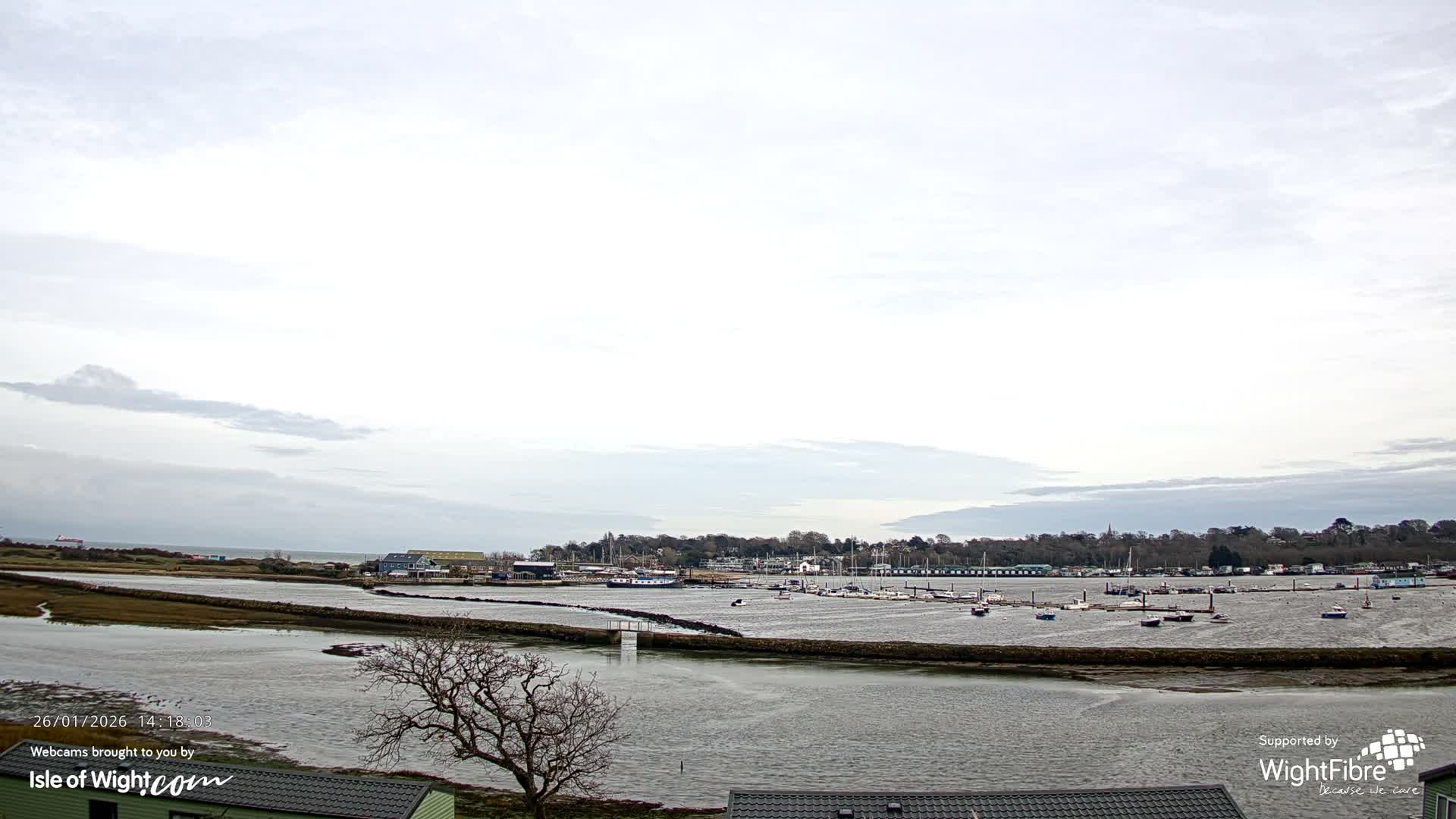 Bembridge Harbour Live Cam -  Isle of Wight, South East, England, United Kingdom