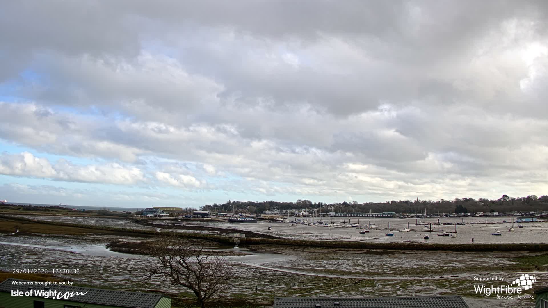 Bembridge Harbour Live Cam -  Isle of Wight, South East, England, United Kingdom