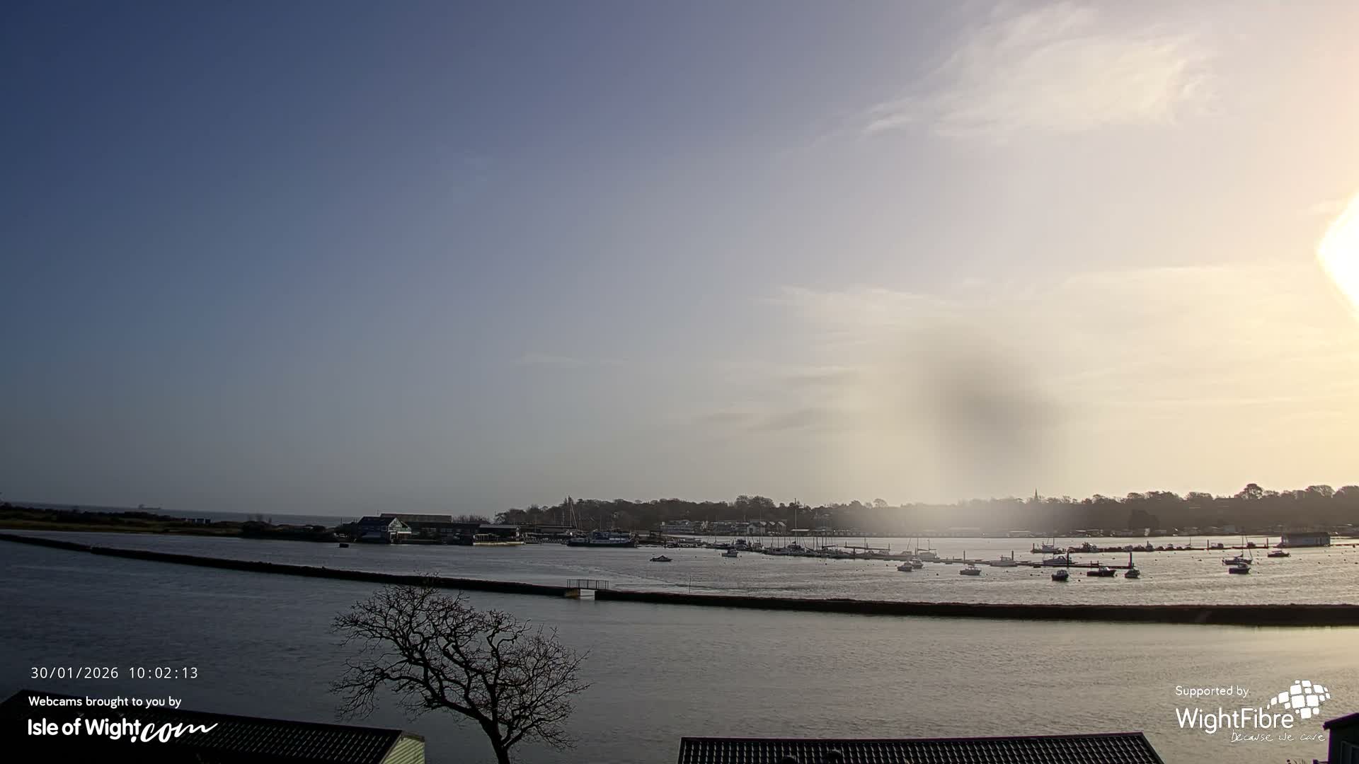 Bembridge Harbour Live Cam -  Isle of Wight, South East, England, United Kingdom