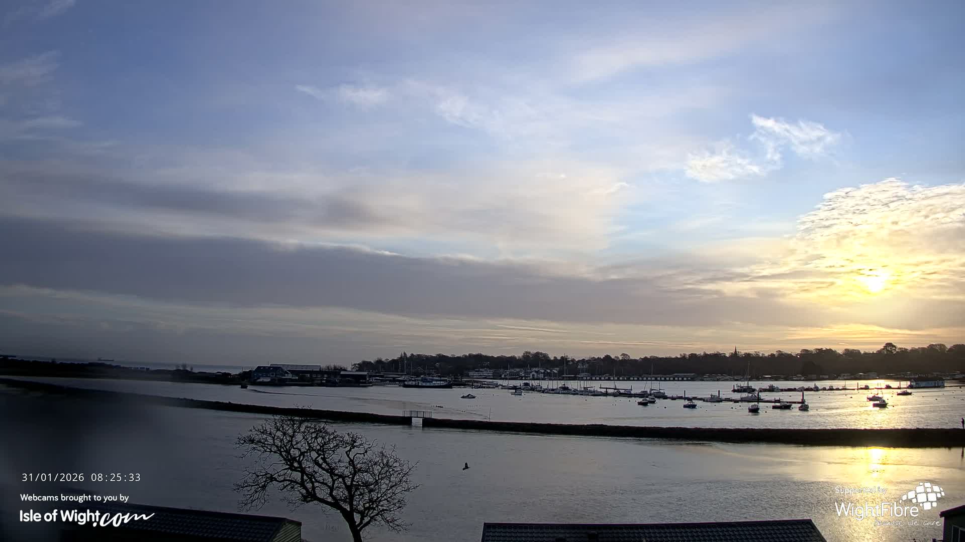 Bembridge Harbour Live Cam -  Isle of Wight, South East, England, United Kingdom