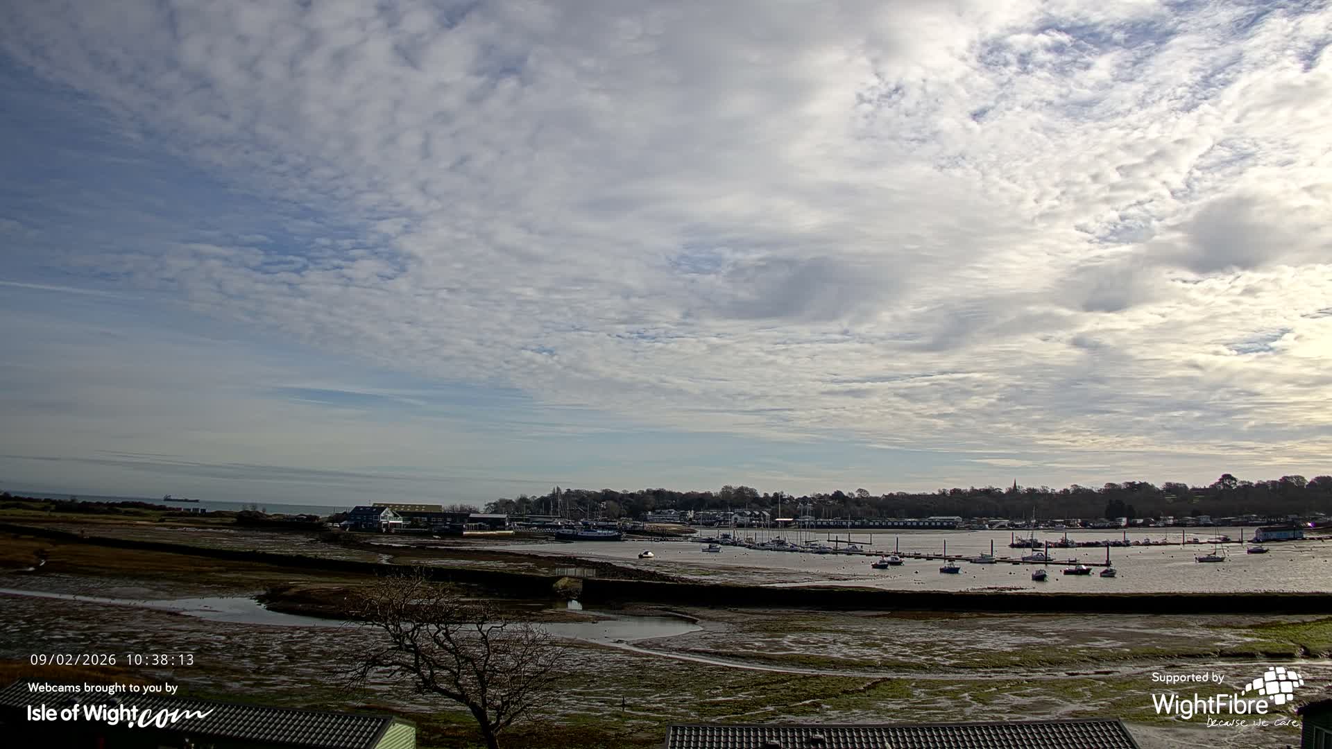 Bembridge Harbour Live Cam -  Isle of Wight, South East, England, United Kingdom