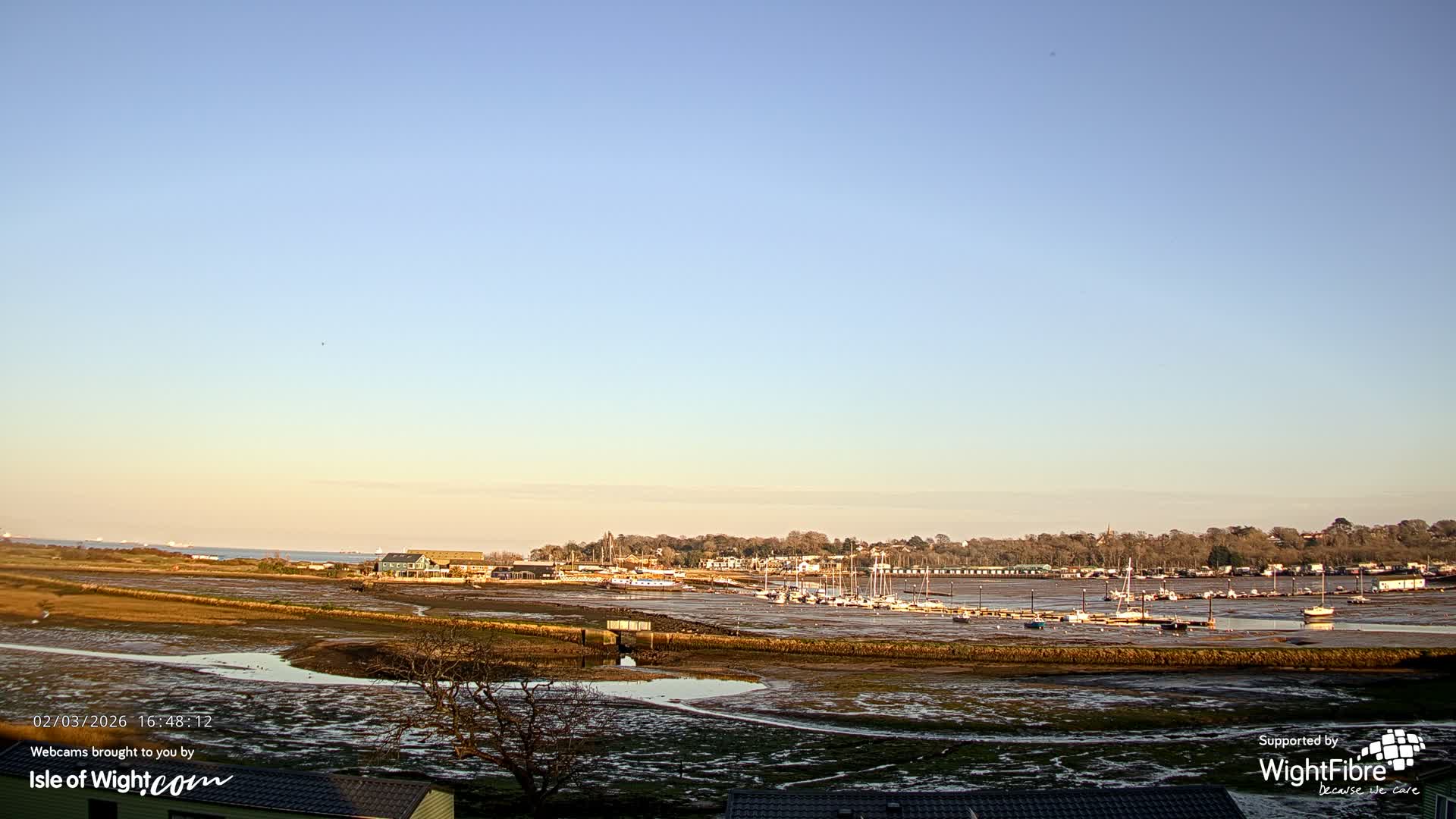 Bembridge Harbour Live Cam -  Isle of Wight, South East, England, United Kingdom
