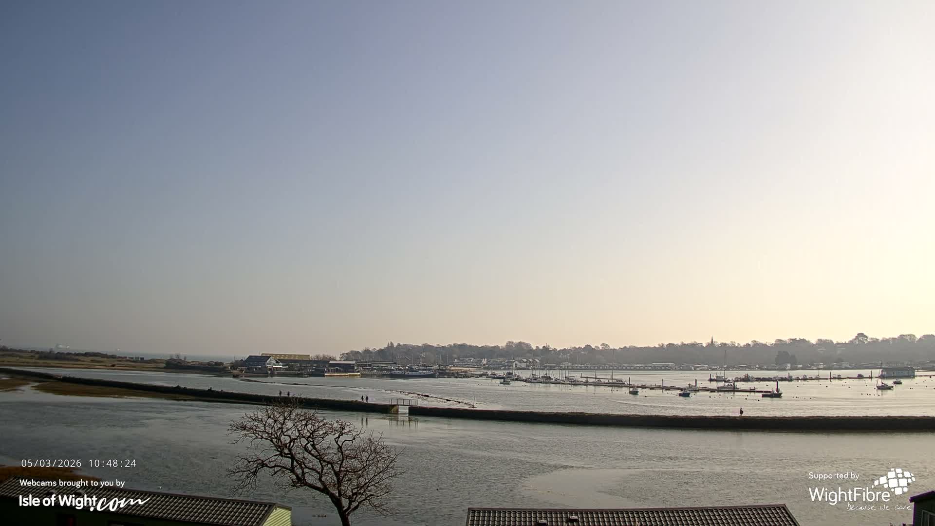 Bembridge Harbour Live Cam -  Isle of Wight, South East, England, United Kingdom