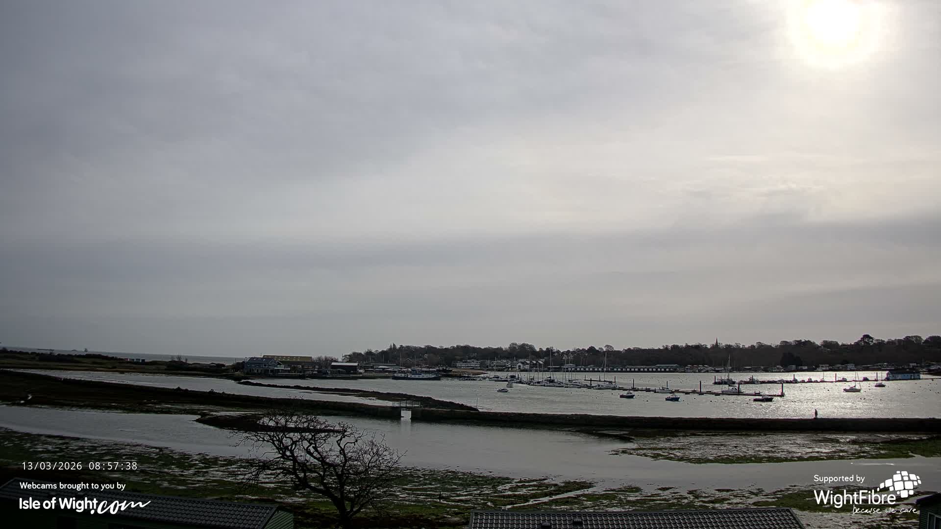 Bembridge Harbour Live Cam -  Isle of Wight, South East, England, United Kingdom