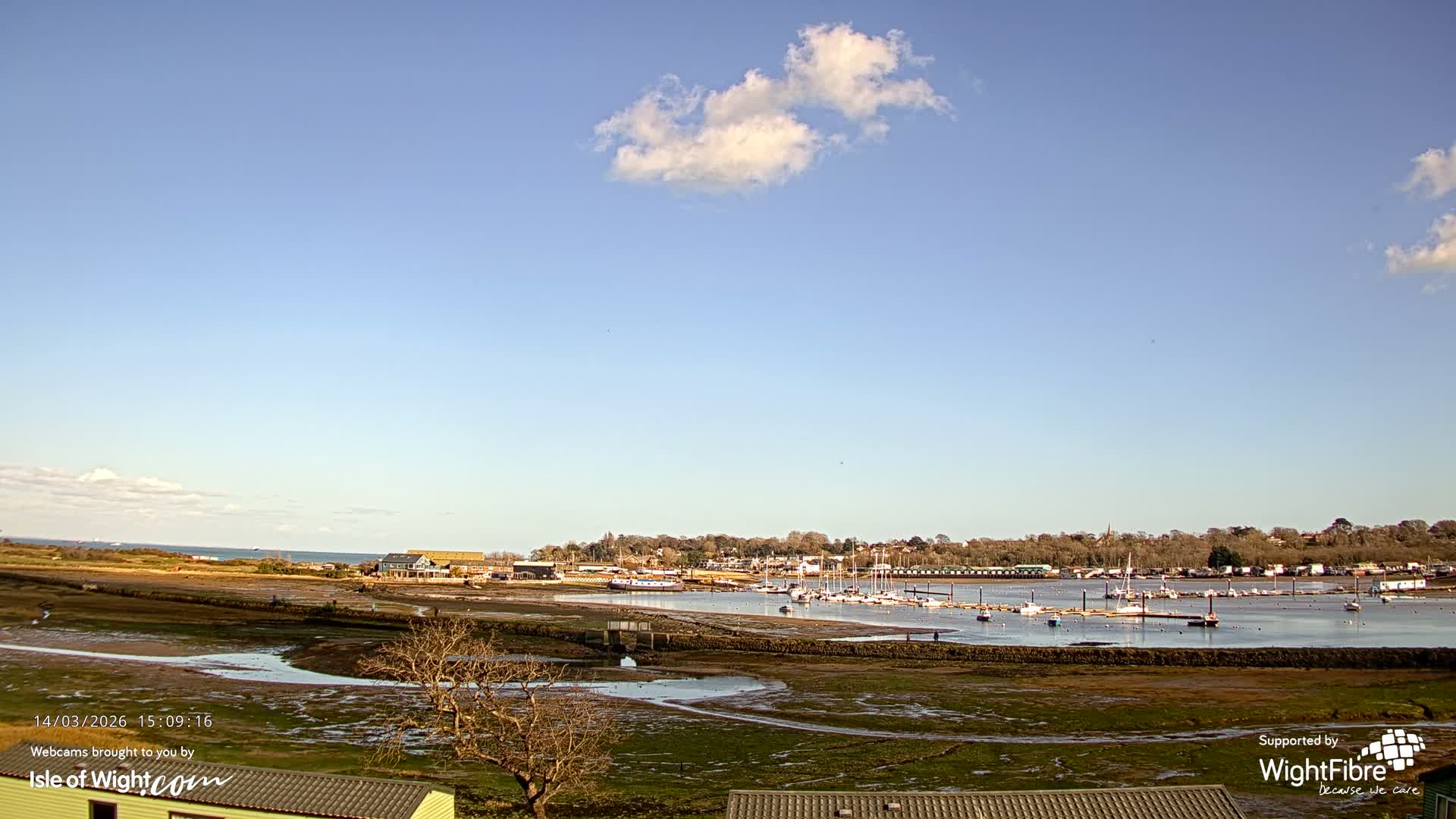 Bembridge Harbour Live Cam -  Isle of Wight, South East, England, United Kingdom