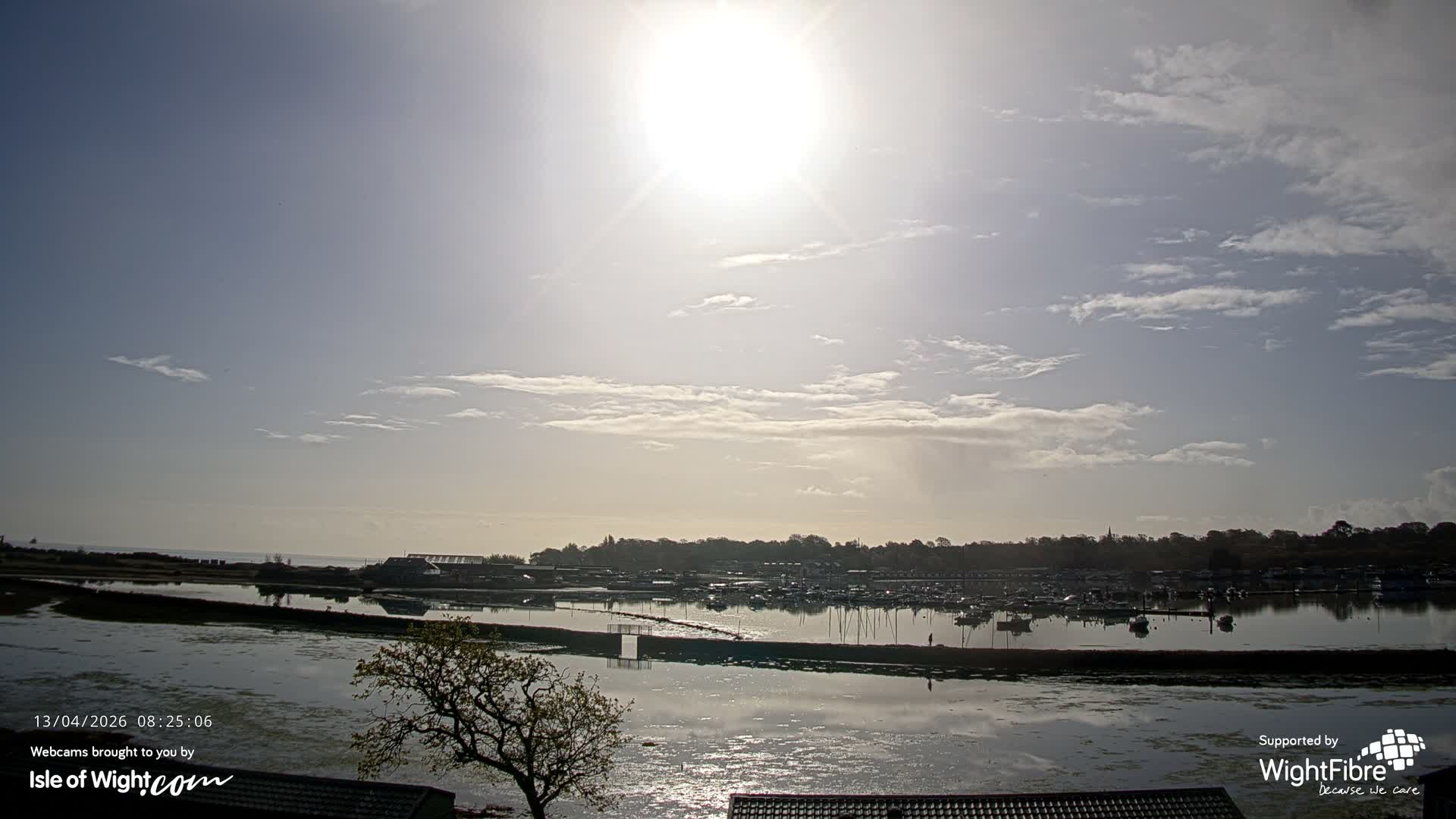 Bembridge Harbour Live Cam -  Isle of Wight, South East, England, United Kingdom