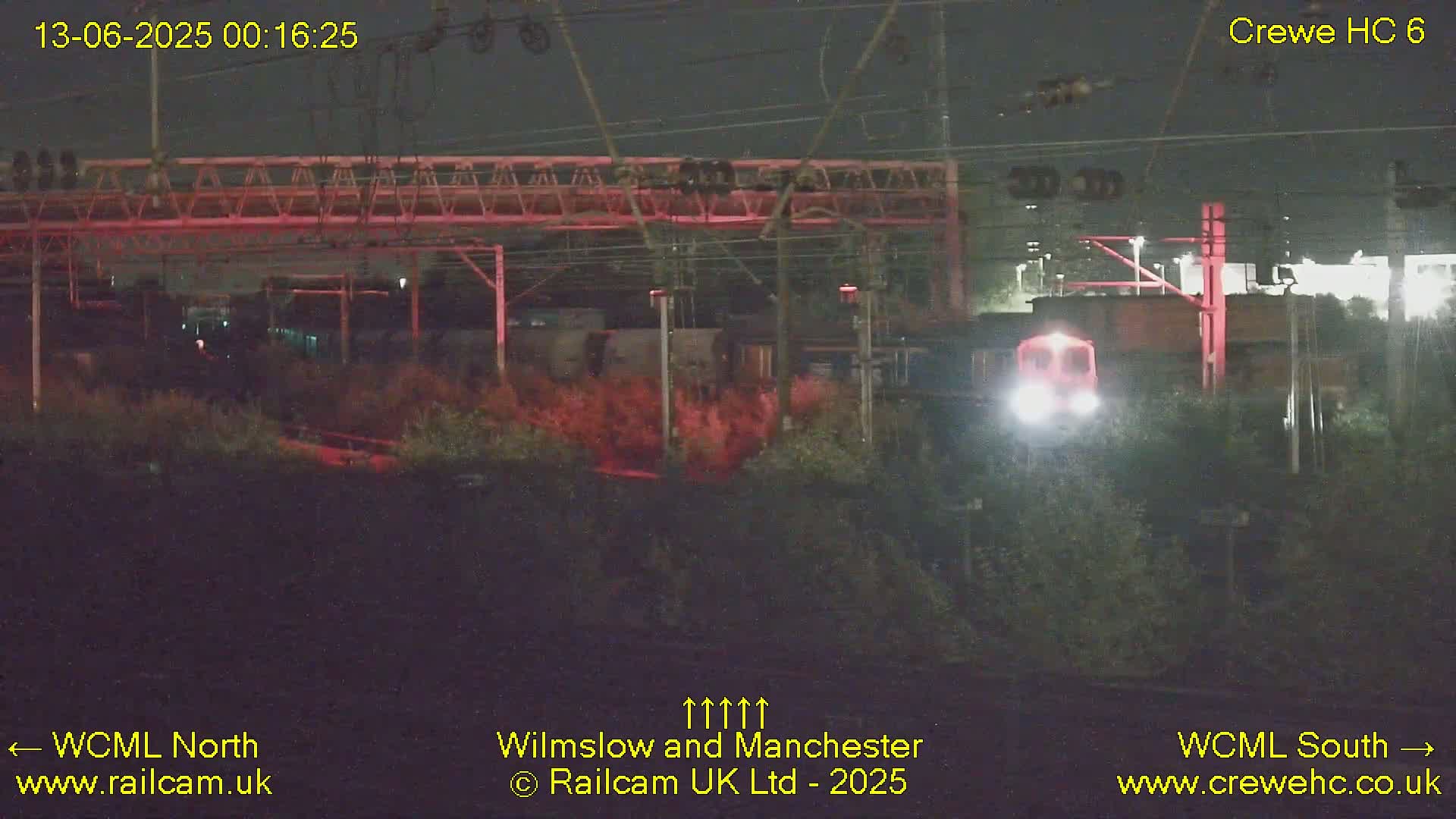 Crewe Rail Crossing Junction from Heritage Centre Live Cam - Crewe, Cheshire East, North West, England, United Kingdom